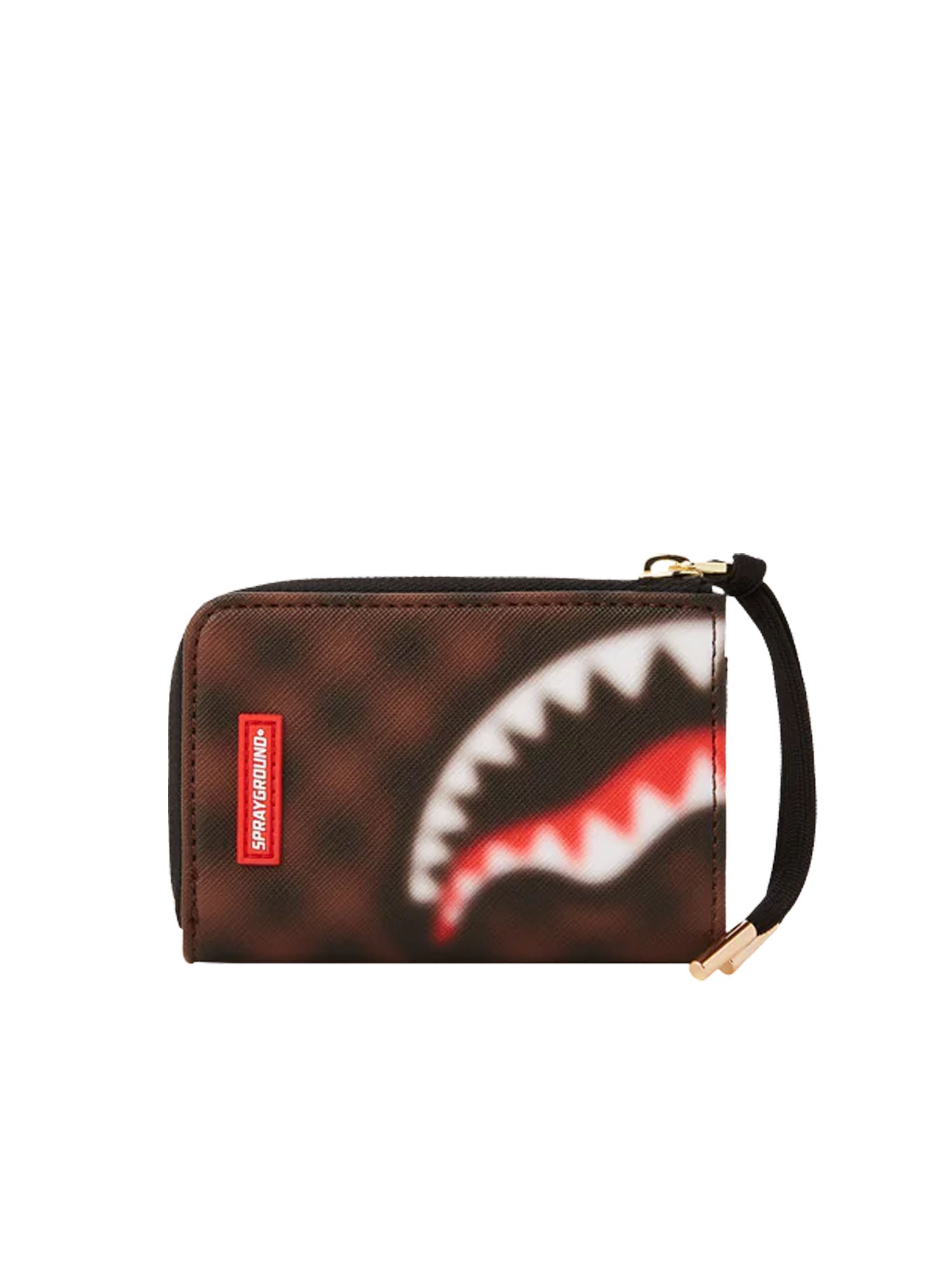 Sprayground Sharks In Paris Blur Wallet Marrone