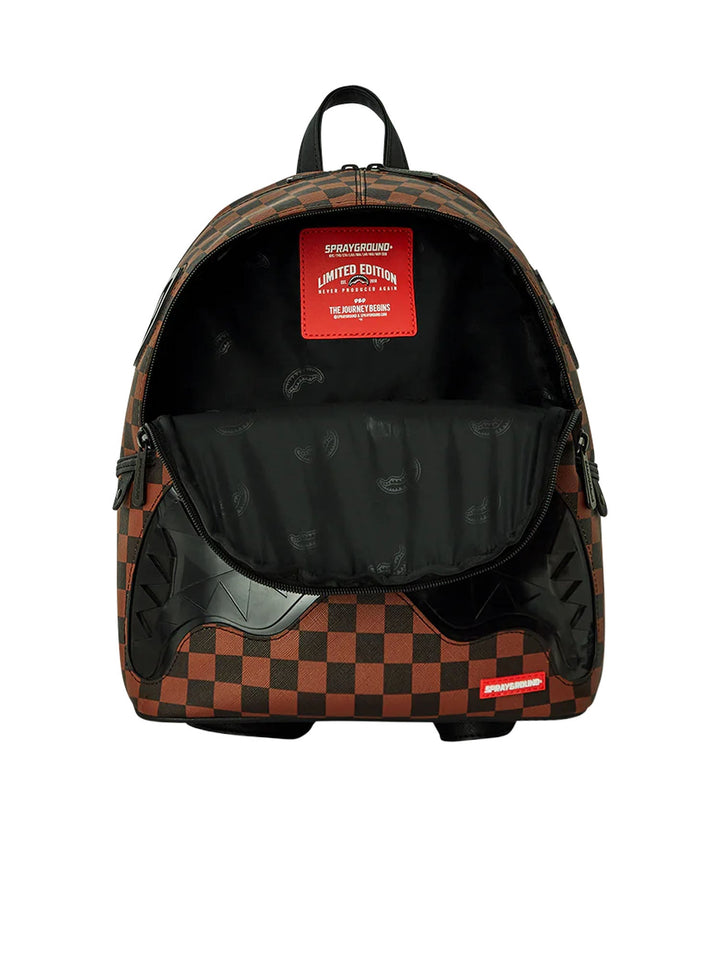 Sprayground Sip Clear Sm Eyes Savage Backpack Marrone