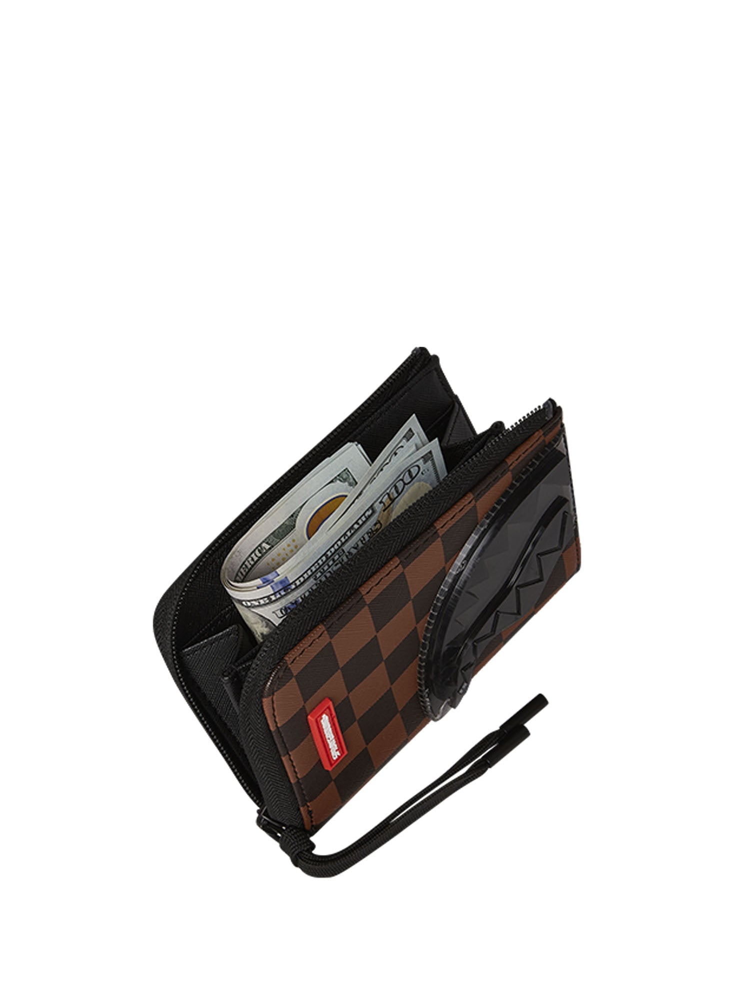 Sprayground Sip Clear Sm Eyes Wallet Marrone