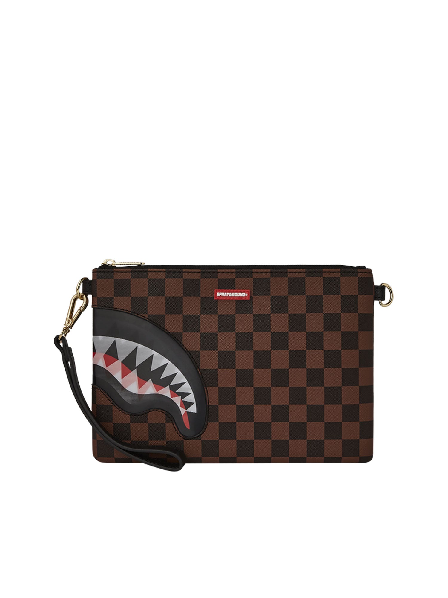 Sip Lenticular Chomp Cross Clutch Strap