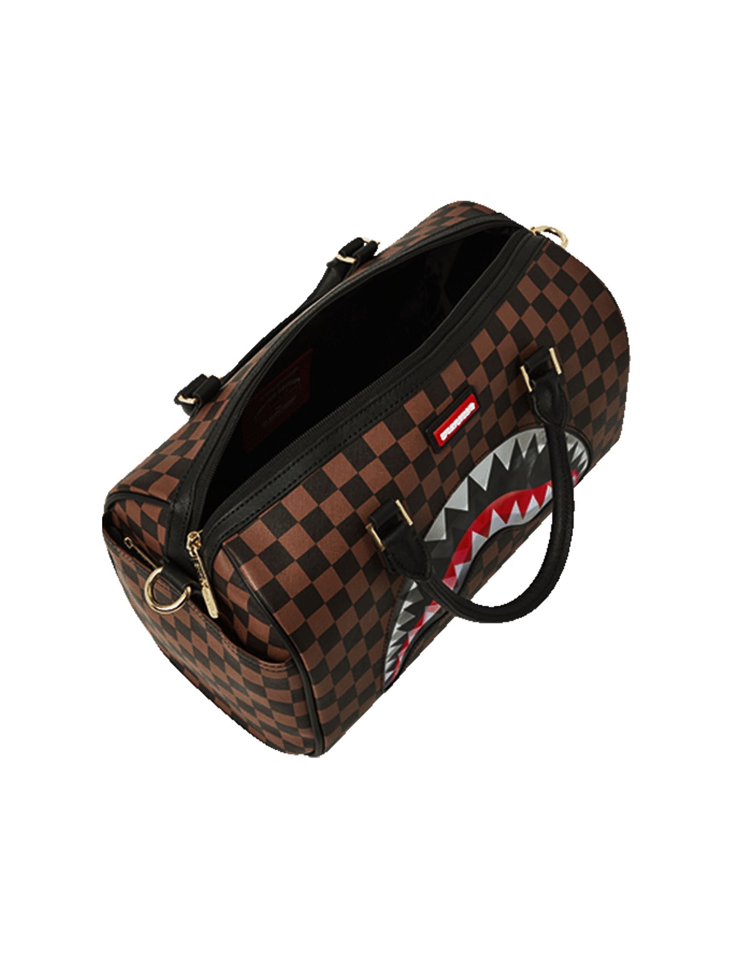 Sprayground Sip Lenticular Chomp Mini Duffle Marrone