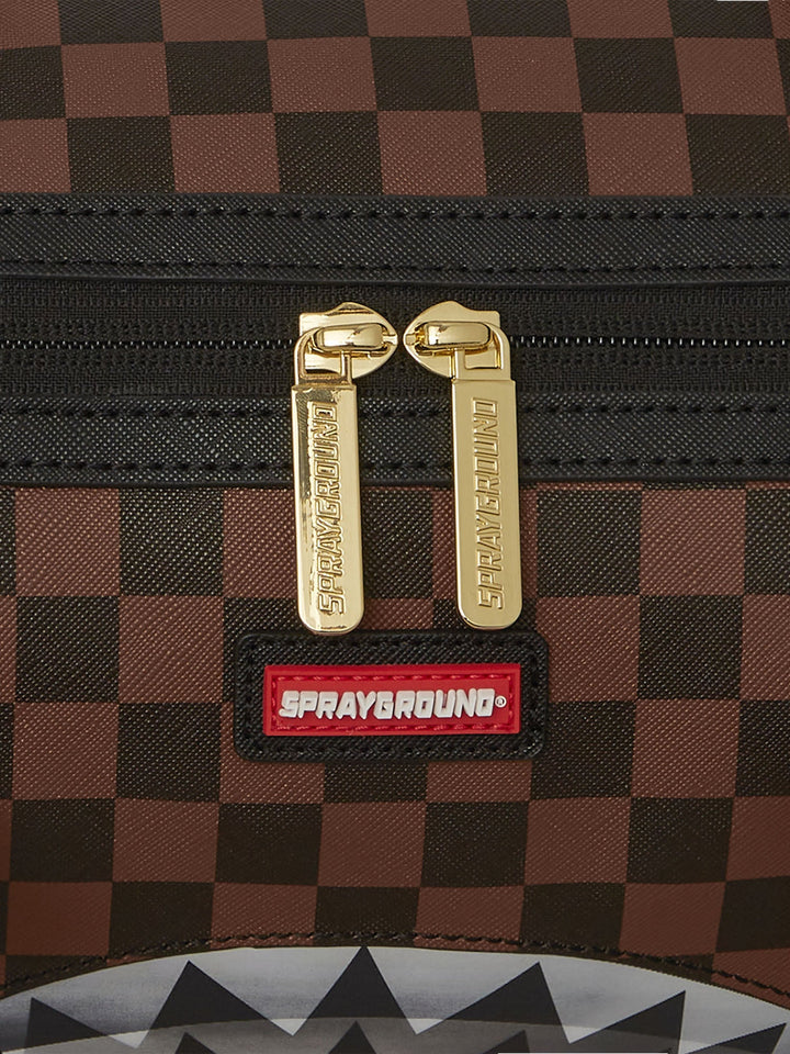 Sprayground Sip Lenticular Chomp Mini Duffle Marrone