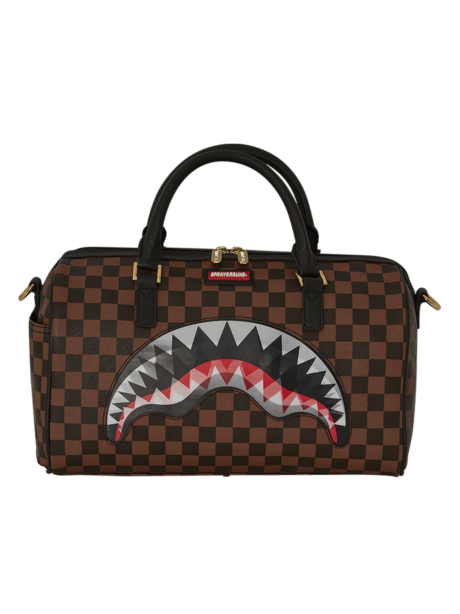 Sprayground Sip Lenticular Chomp Mini Duffle Marrone