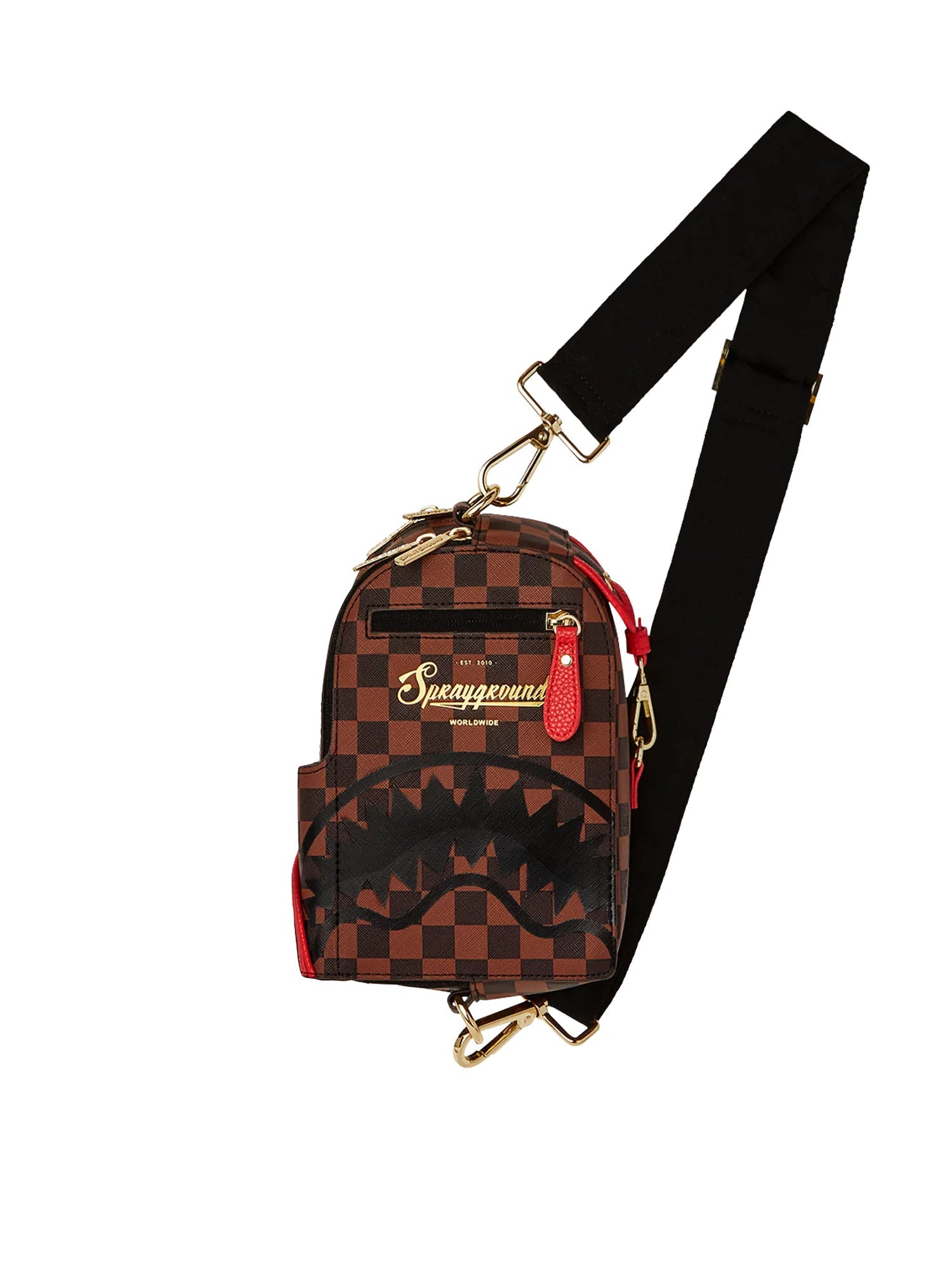 Sprayground Takeover The Throne Backpack Sling Marrone