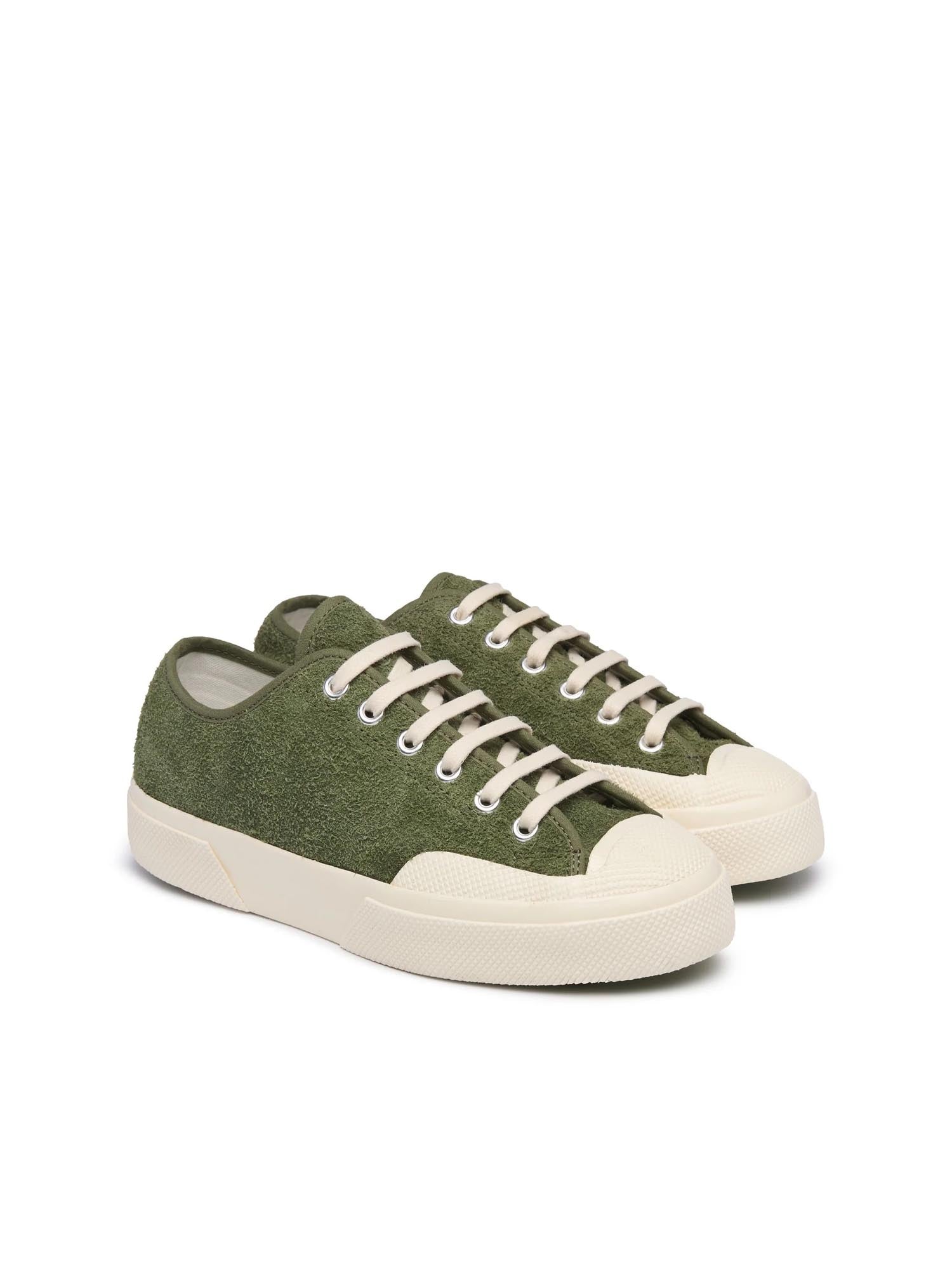 Superga Scarpe 2432 Works Hairy Suede Verde