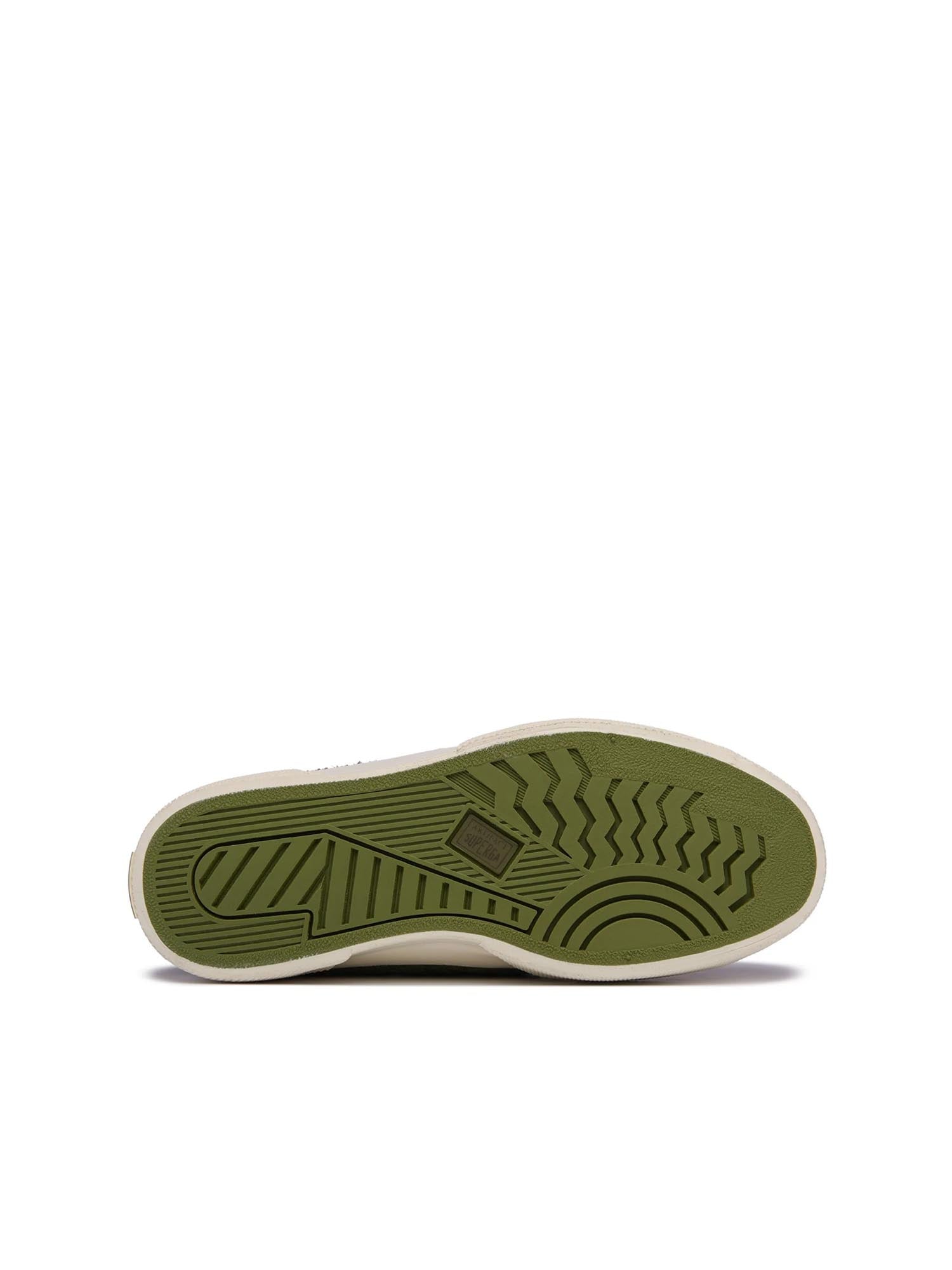 Superga Scarpe 2432 Works Hairy Suede Verde