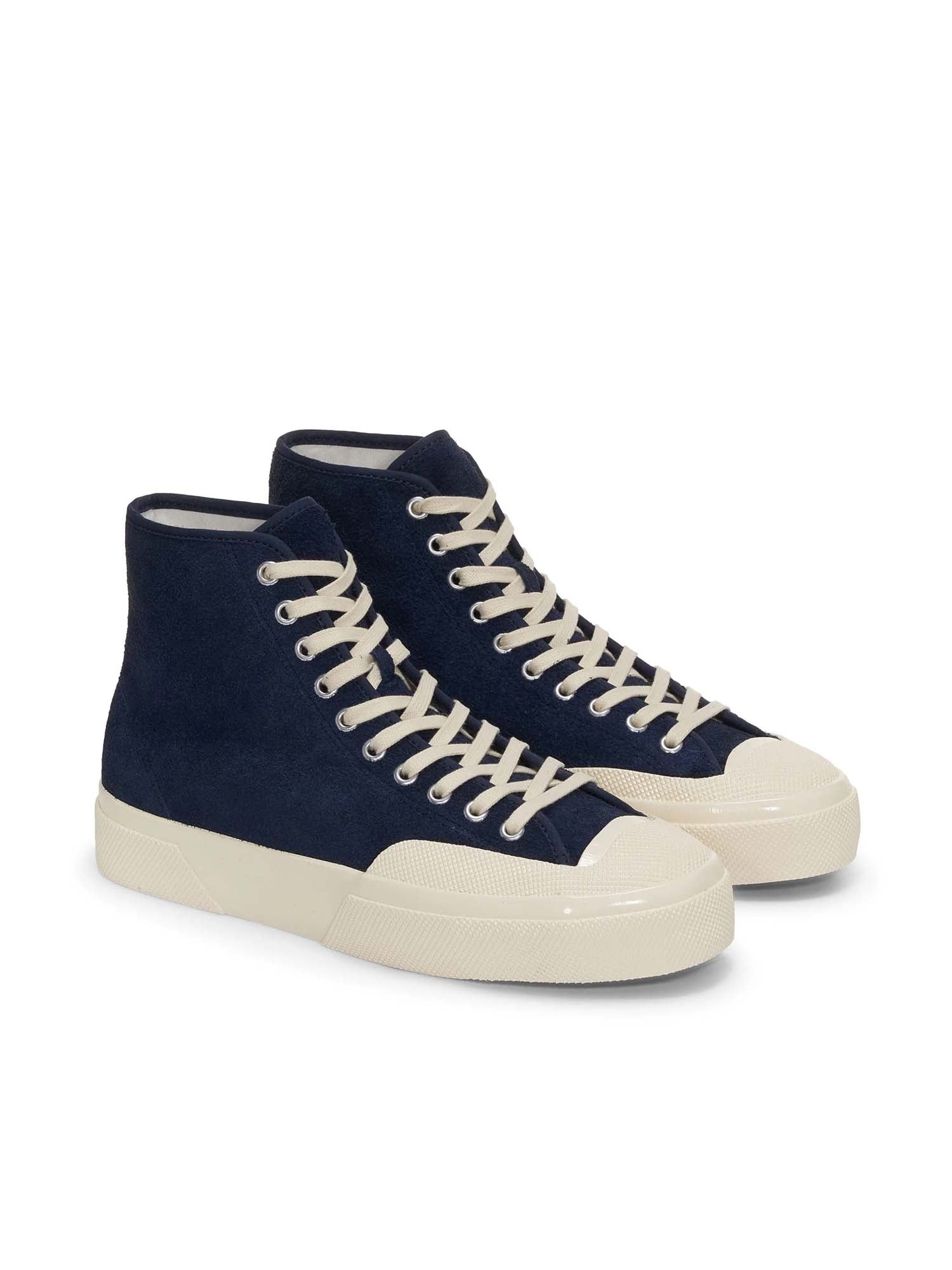 Superga Scarpe 2433 Works Hairy Suede Blu