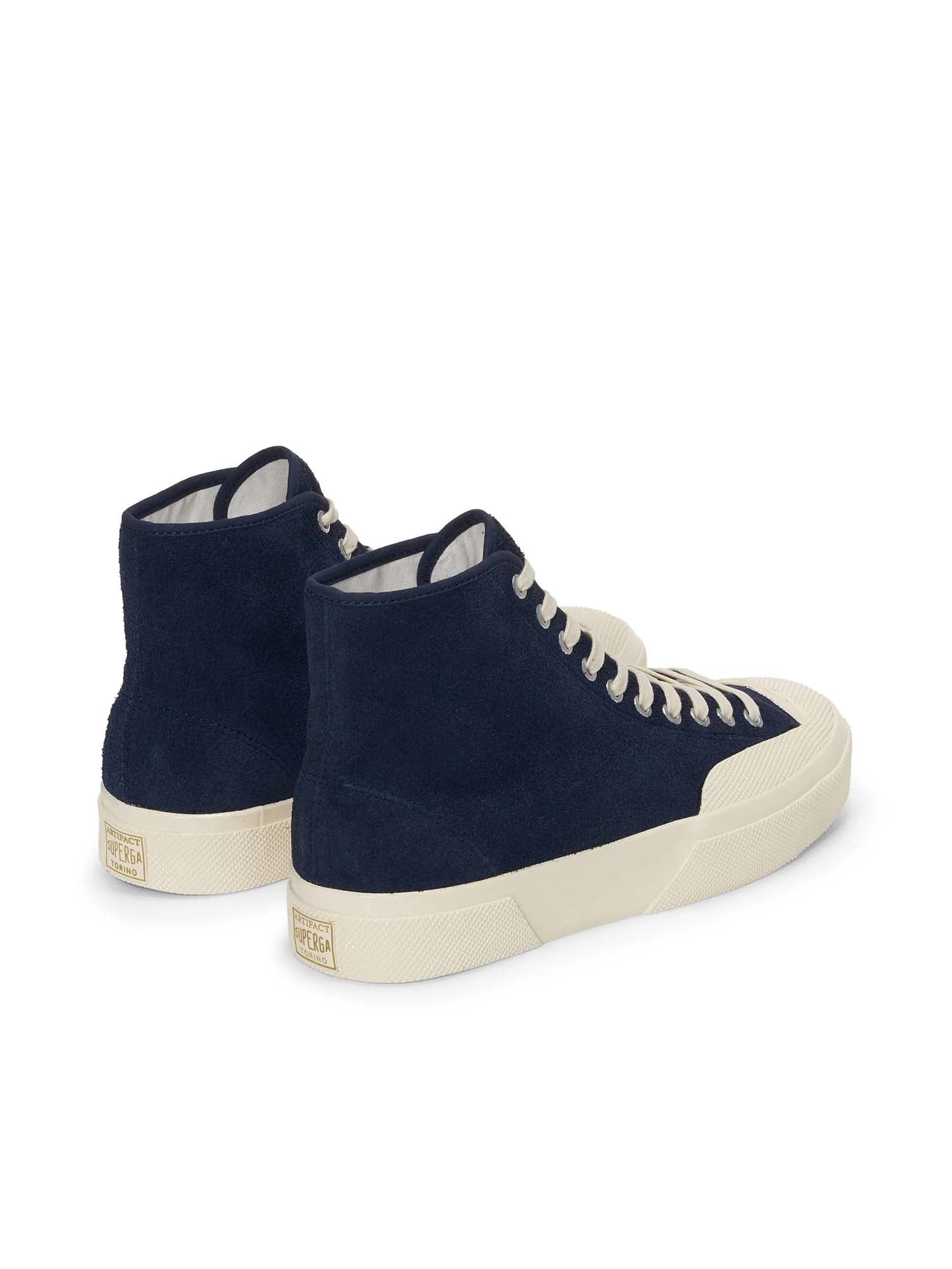 Superga Scarpe 2433 Works Hairy Suede Blu