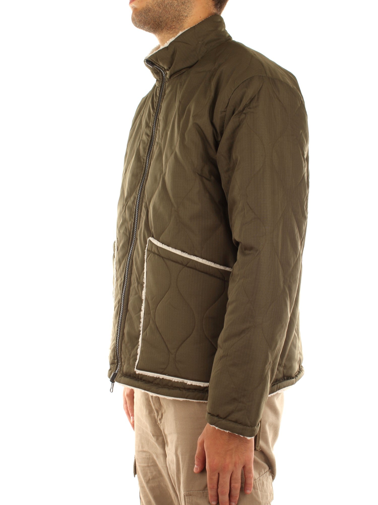 Taion Military Riversible “Hi Neck”Down Jkt Verde