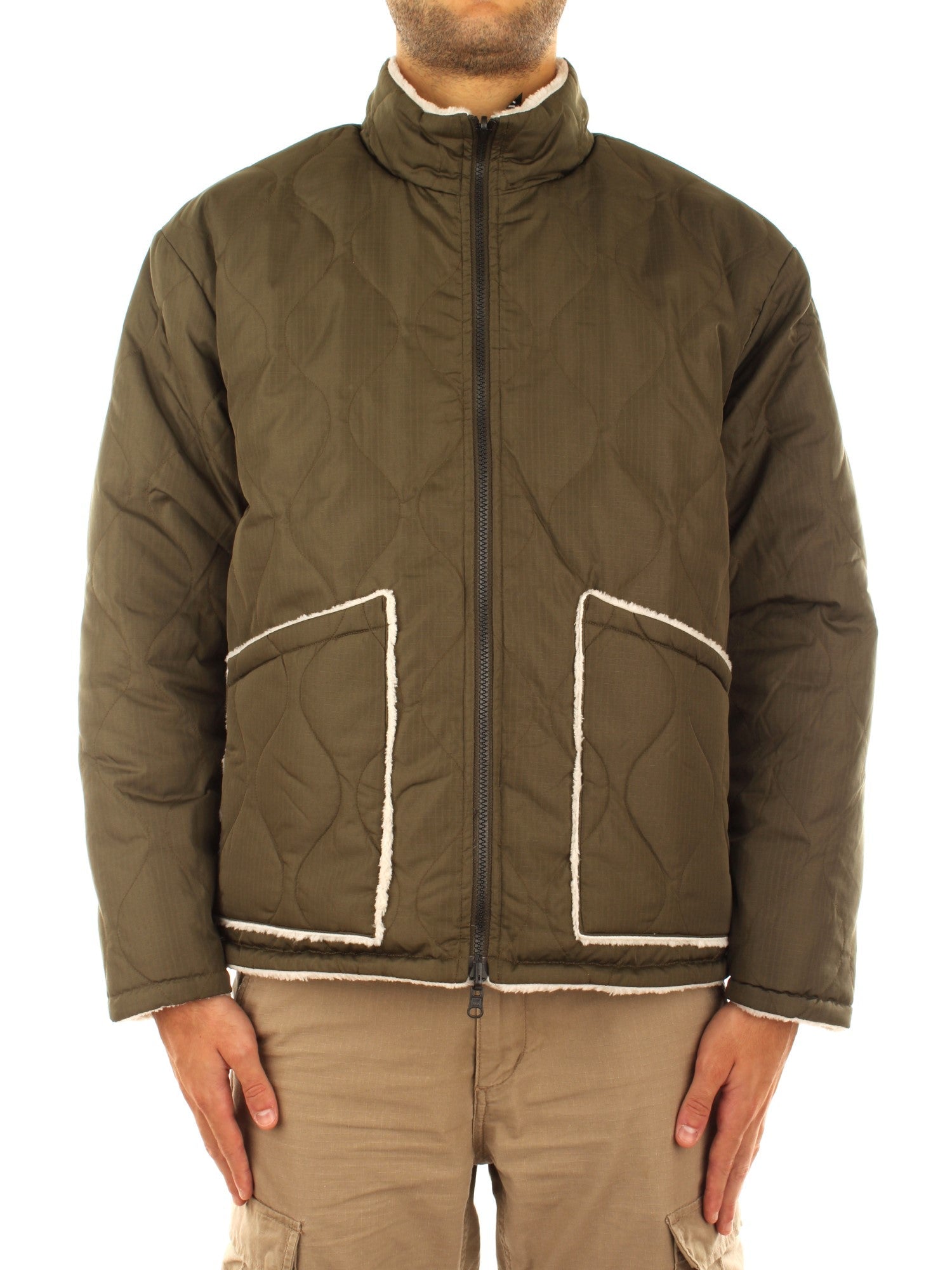 Taion Military Riversible “Hi Neck”Down Jkt Verde