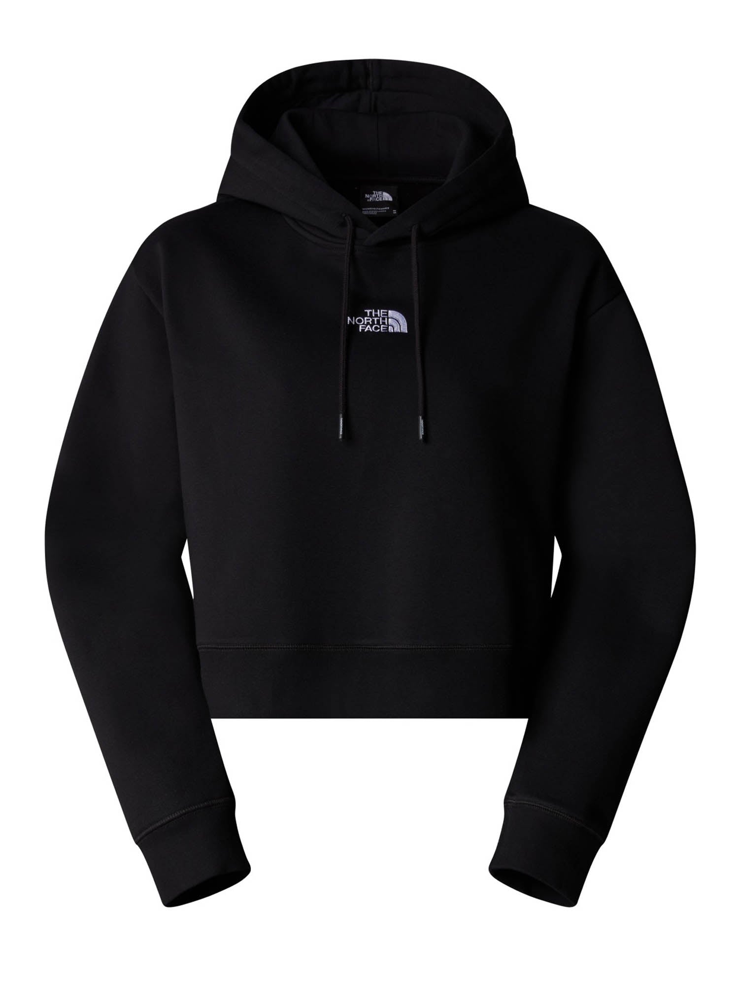 The North Face Felpa con cappuccio Essential Crop da donna Nero