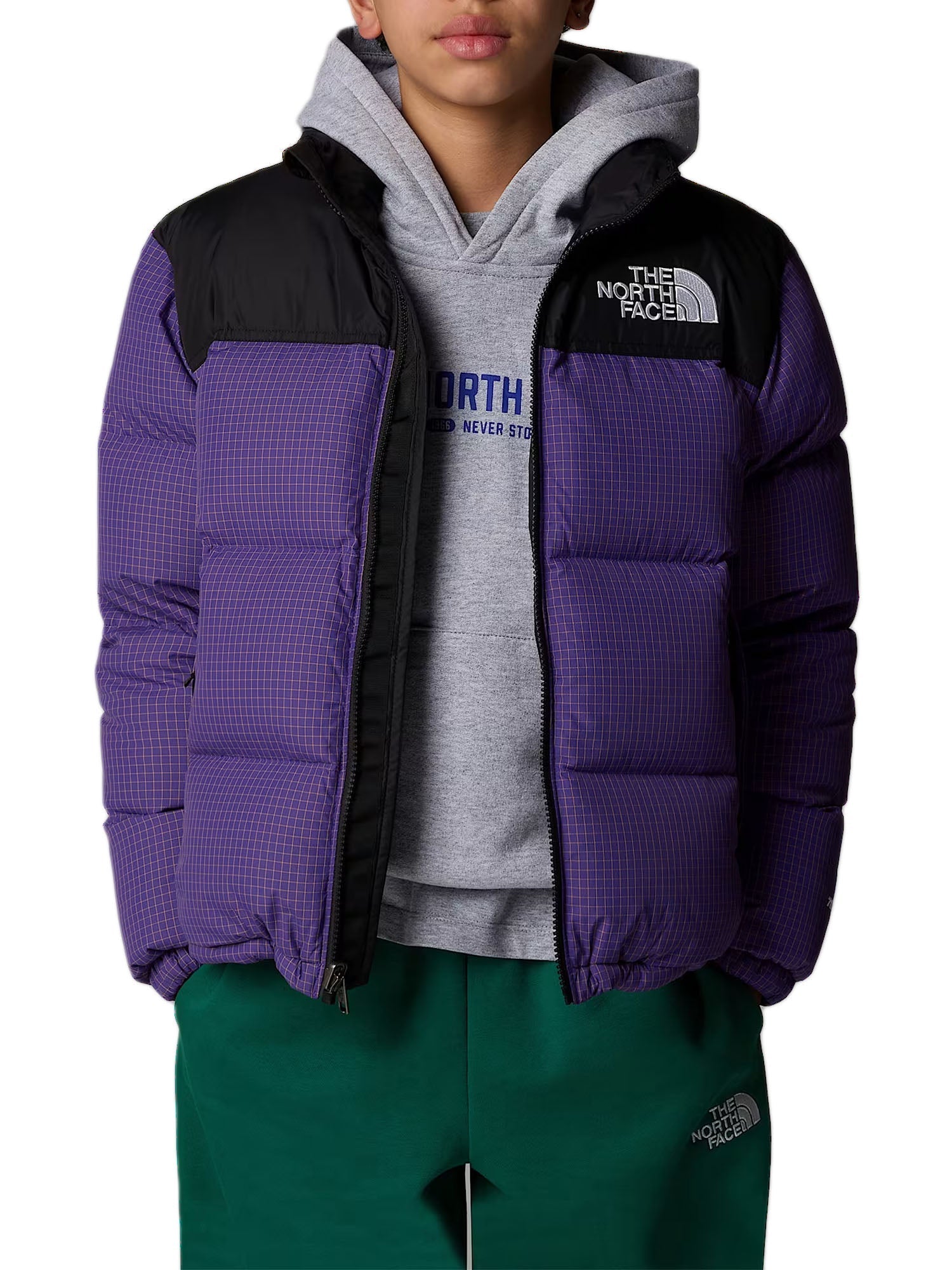 The North Face Giacca 1996 Retro Nuptse da ragazzi Viola