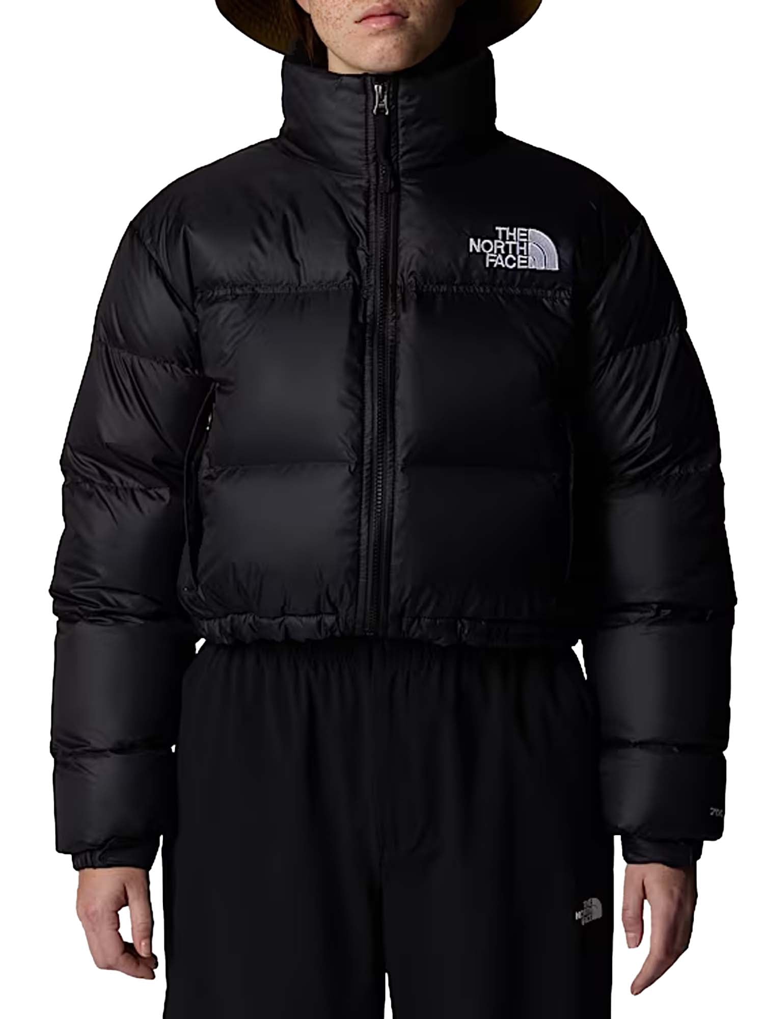 The North Face Giacca corta Nuptse da donna Nero