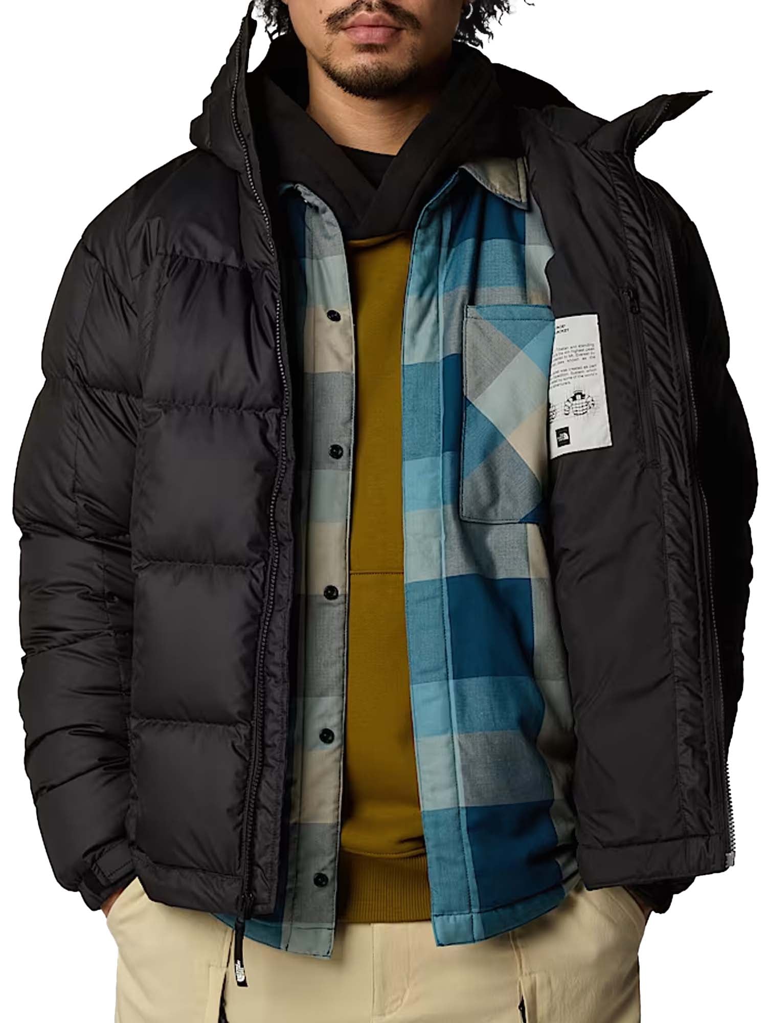 The North Face Giacca in piumino Lhotse con cappuccio da uomo Nero