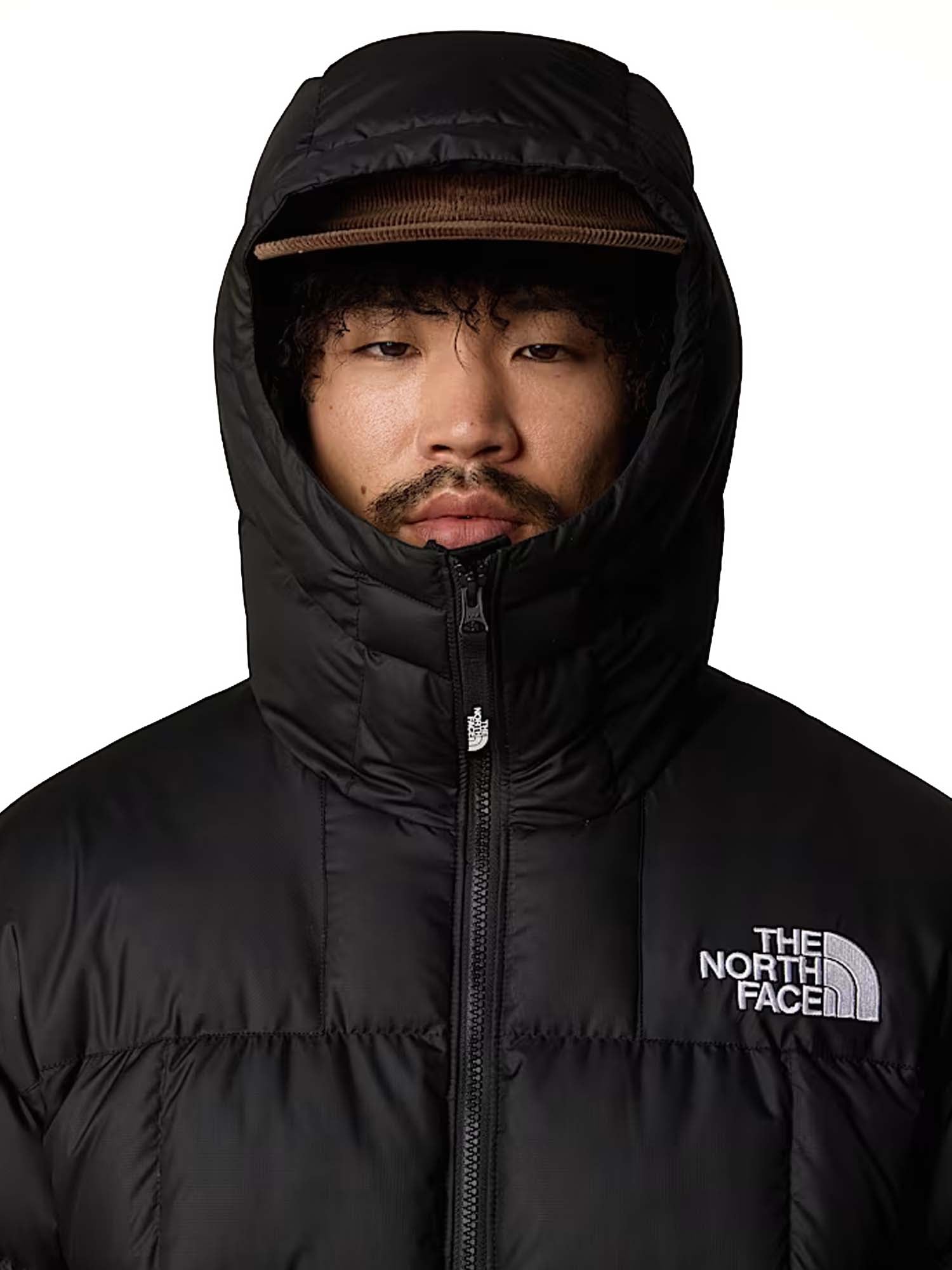 The North Face Giacca in piumino Lhotse con cappuccio da uomo Nero