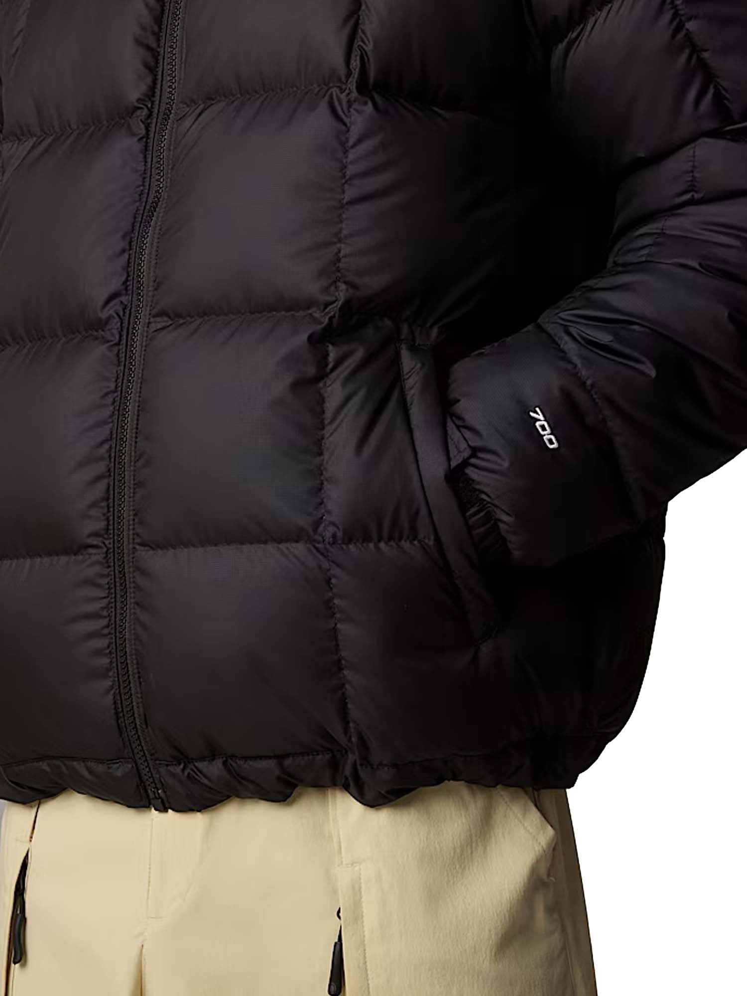 The North Face Giacca in piumino Lhotse con cappuccio da uomo Nero