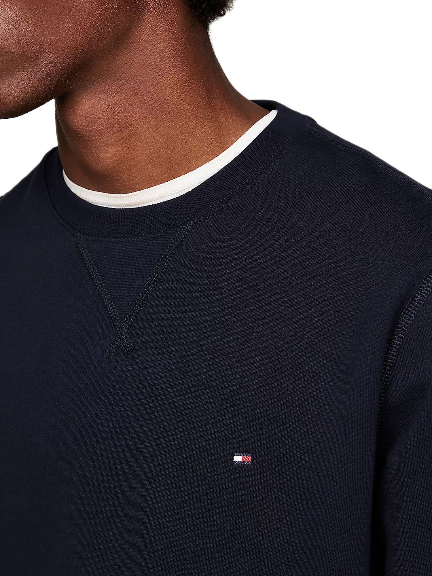 Tommy Hilfiger Essential Fleece Crewneck Blu