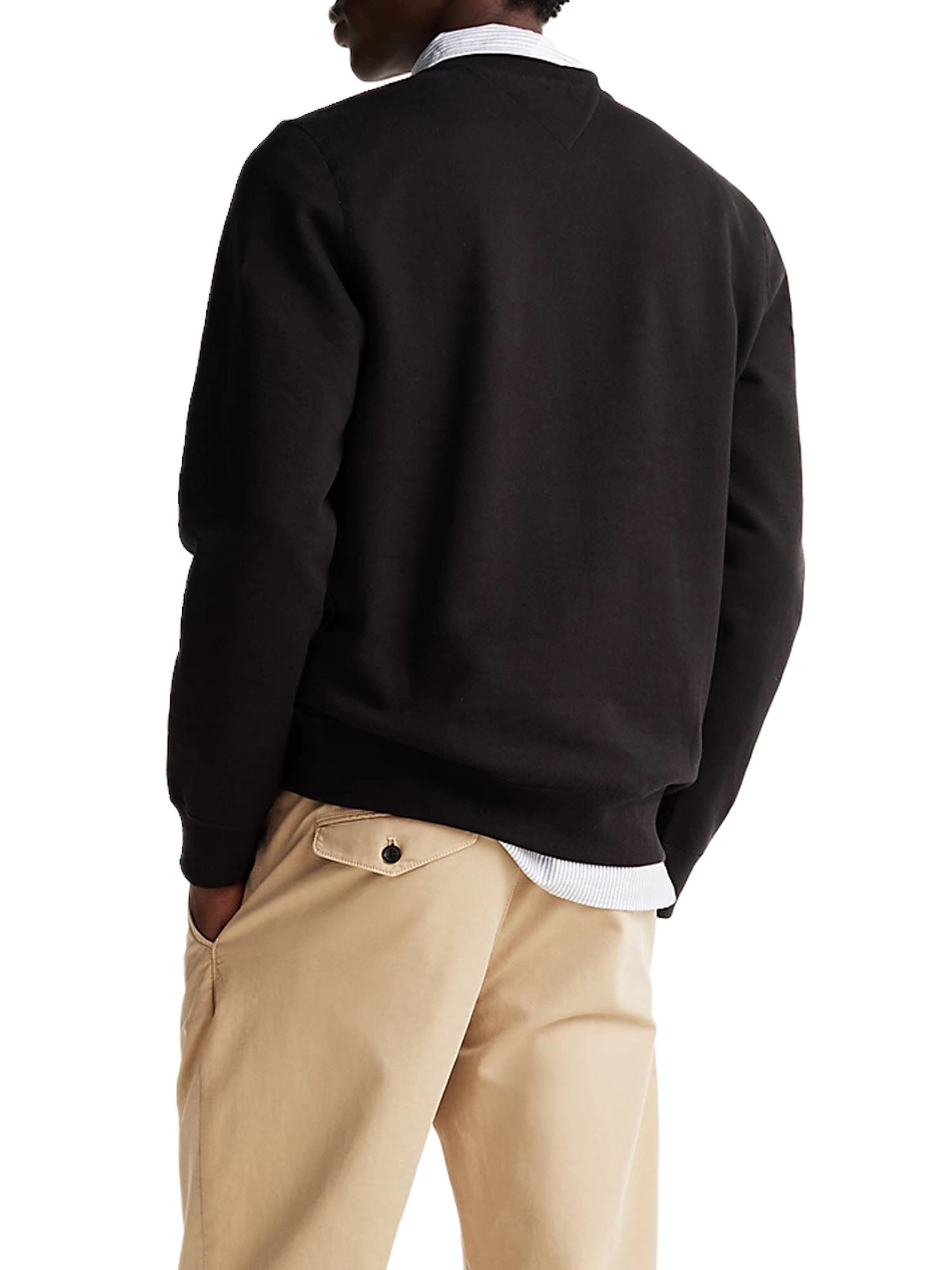 Tommy Hilfiger Essential Fleece Crewneck Nero