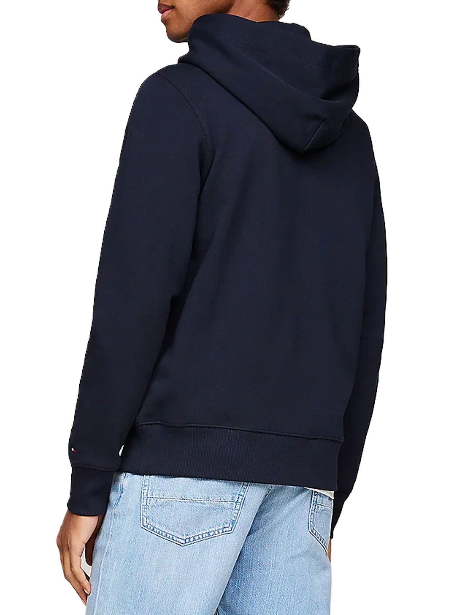 Tommy Hilfiger Grossgrain Flag Hoody Blu