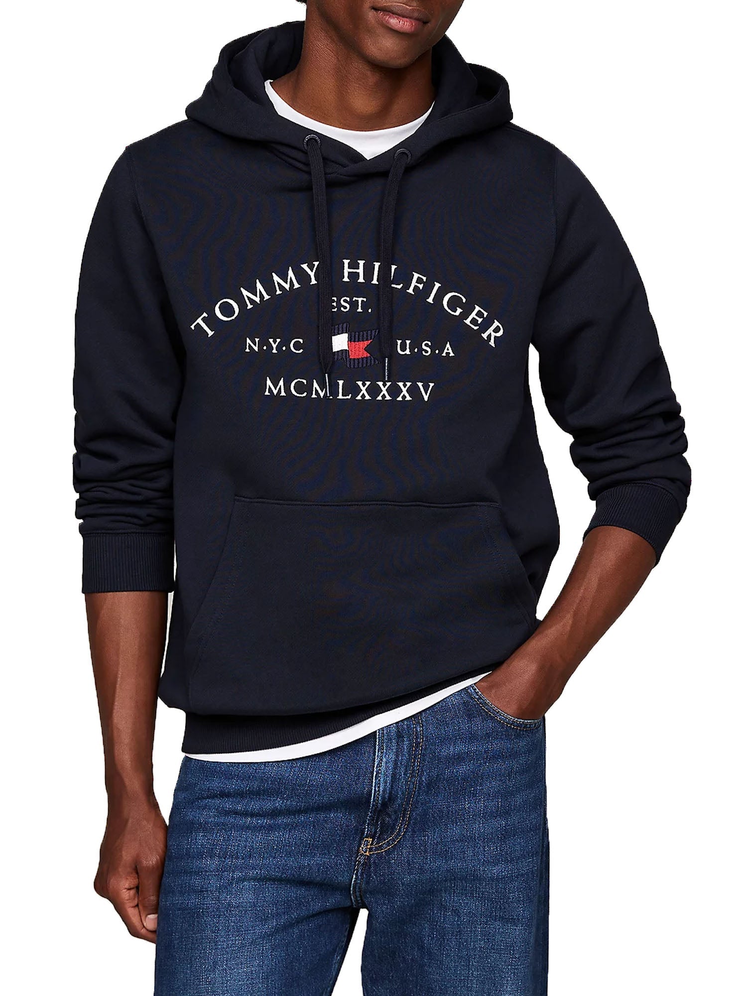 Tommy Hilfiger Nautical Arch Hoody Blu