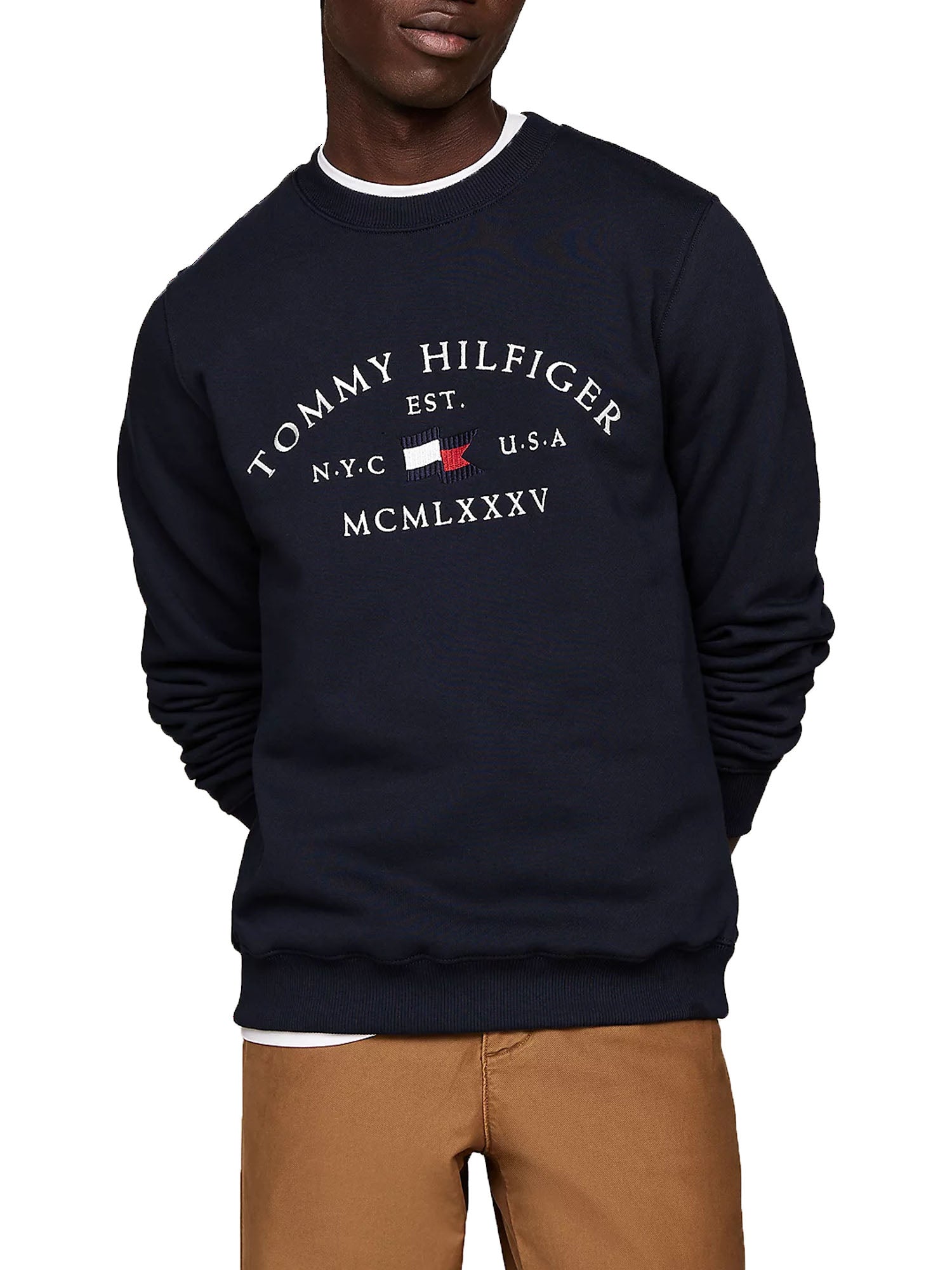 Tommy Hilfiger Nautical Arch Sweatshirt Blu