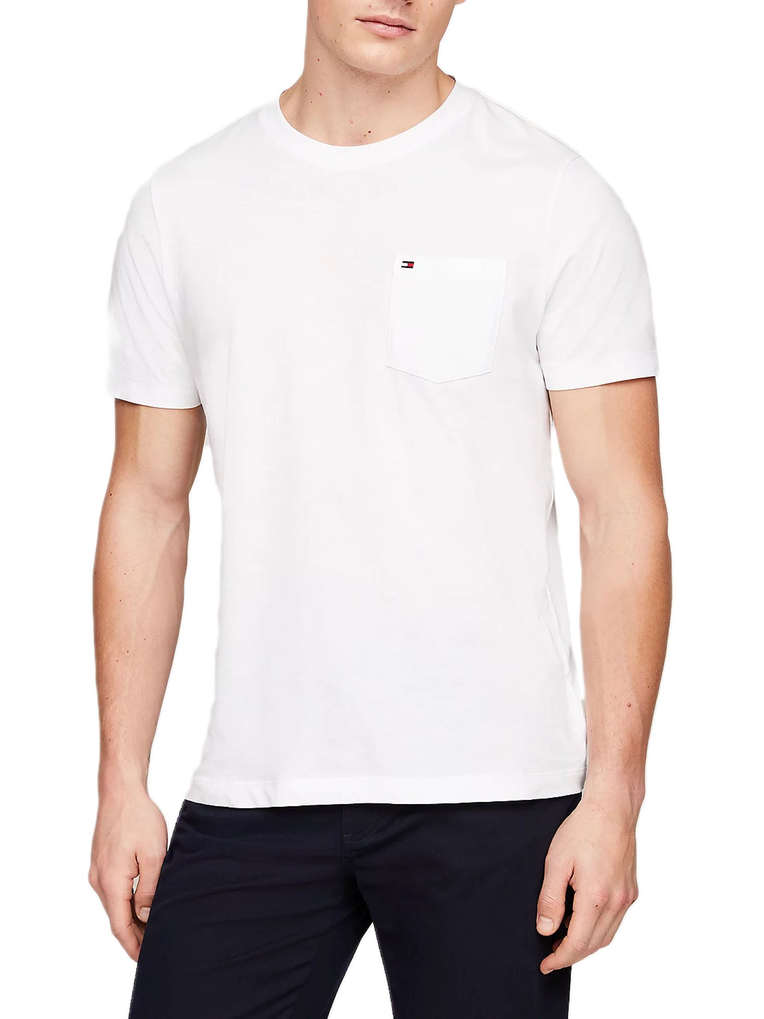 Tommy Hilfiger Pocket Tee Bianco