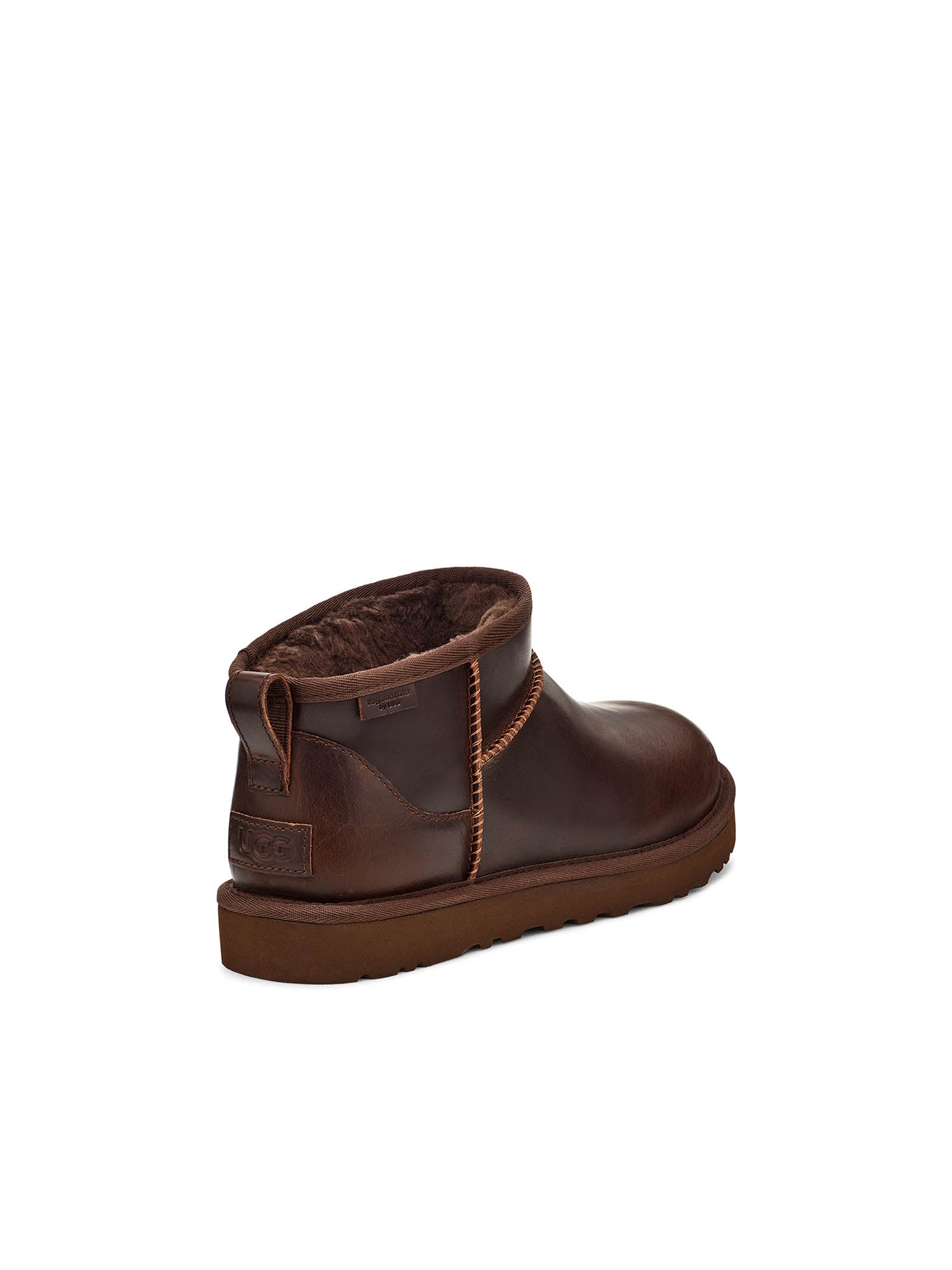 Ugg Stivali Classic Ultra Mini Leather Regenerate Uomo Marrone