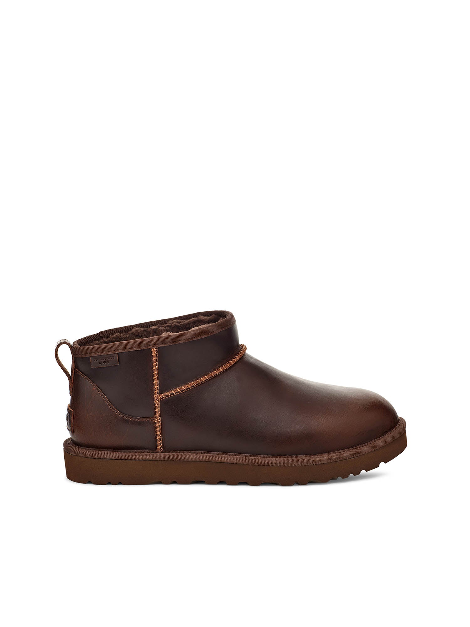 Ugg Stivali Classic Ultra Mini Leather Regenerate Uomo Marrone