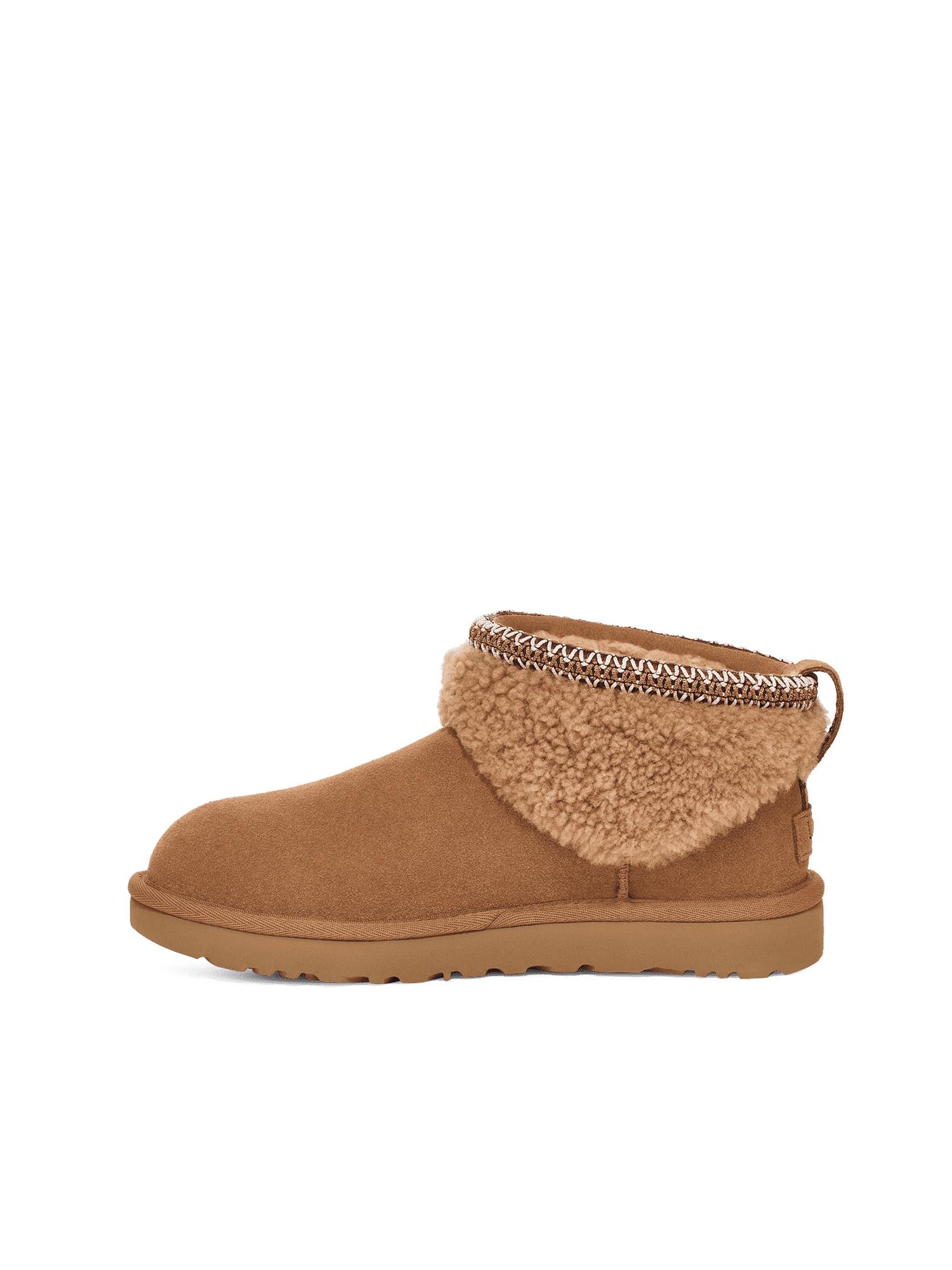 Ugg Stivali Classic Ultra Mini Maxi Curly Donna Marrone