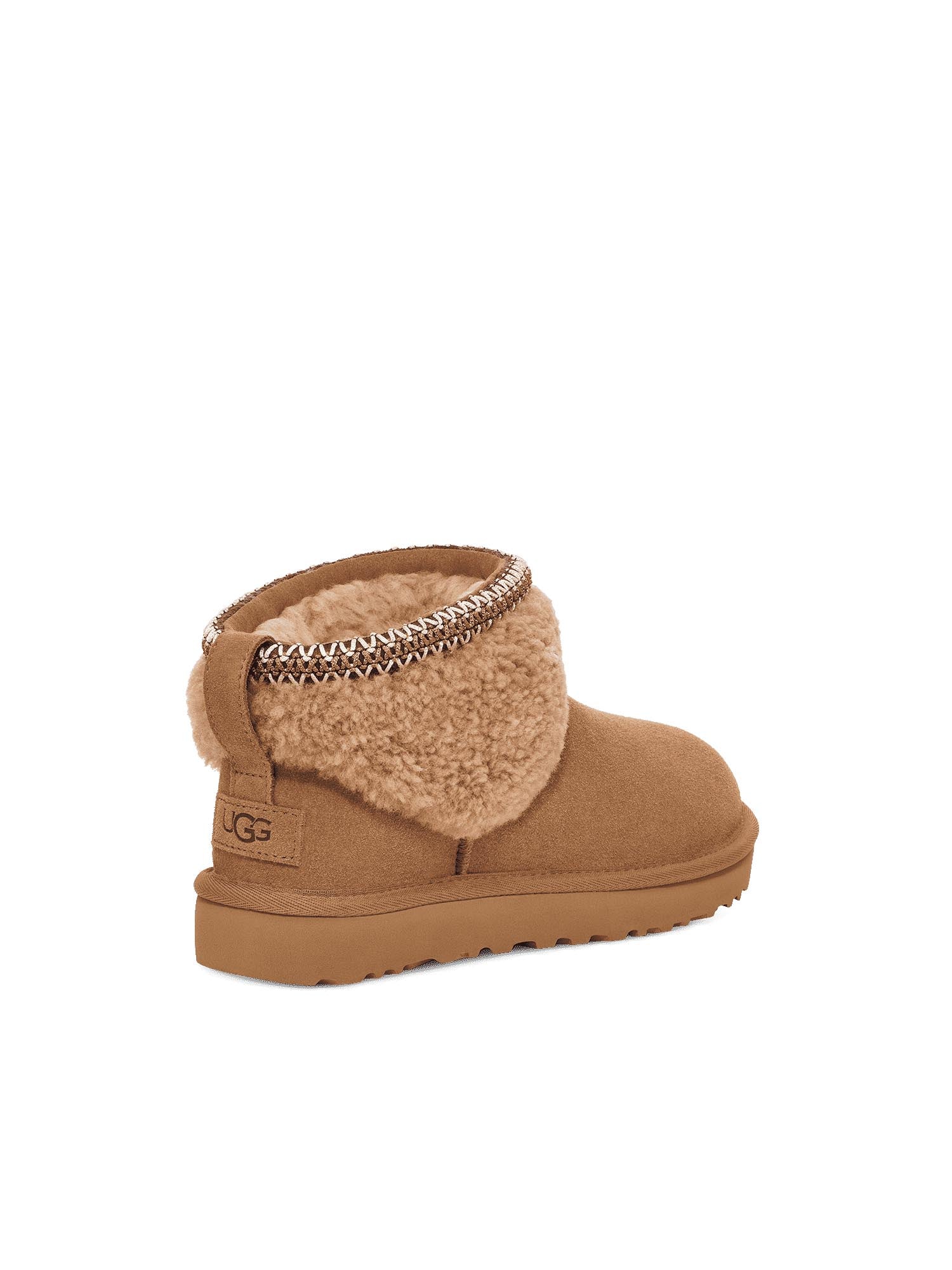 Ugg Stivali Classic Ultra Mini Maxi Curly Donna Marrone