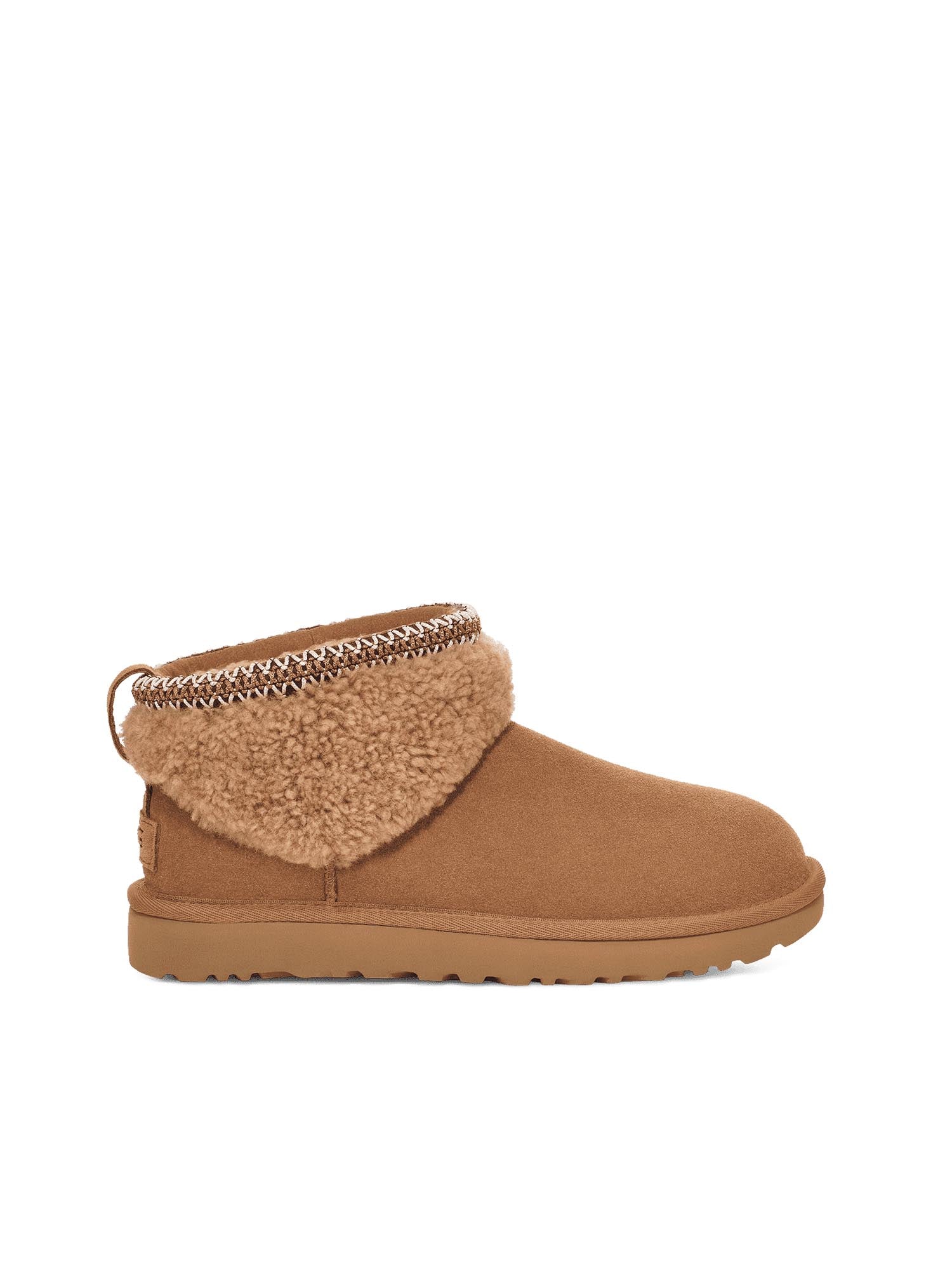 Ugg Stivali Classic Ultra Mini Maxi Curly Donna Marrone