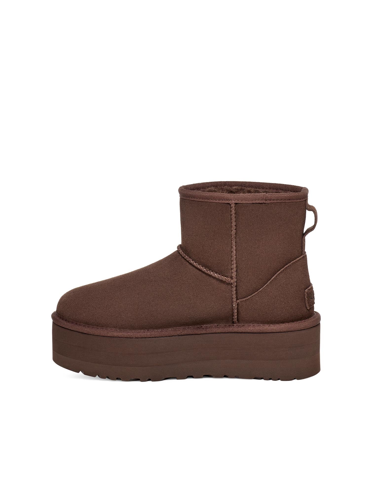 Ugg Stivali Con Plateau Classic Mini Donna Marrone