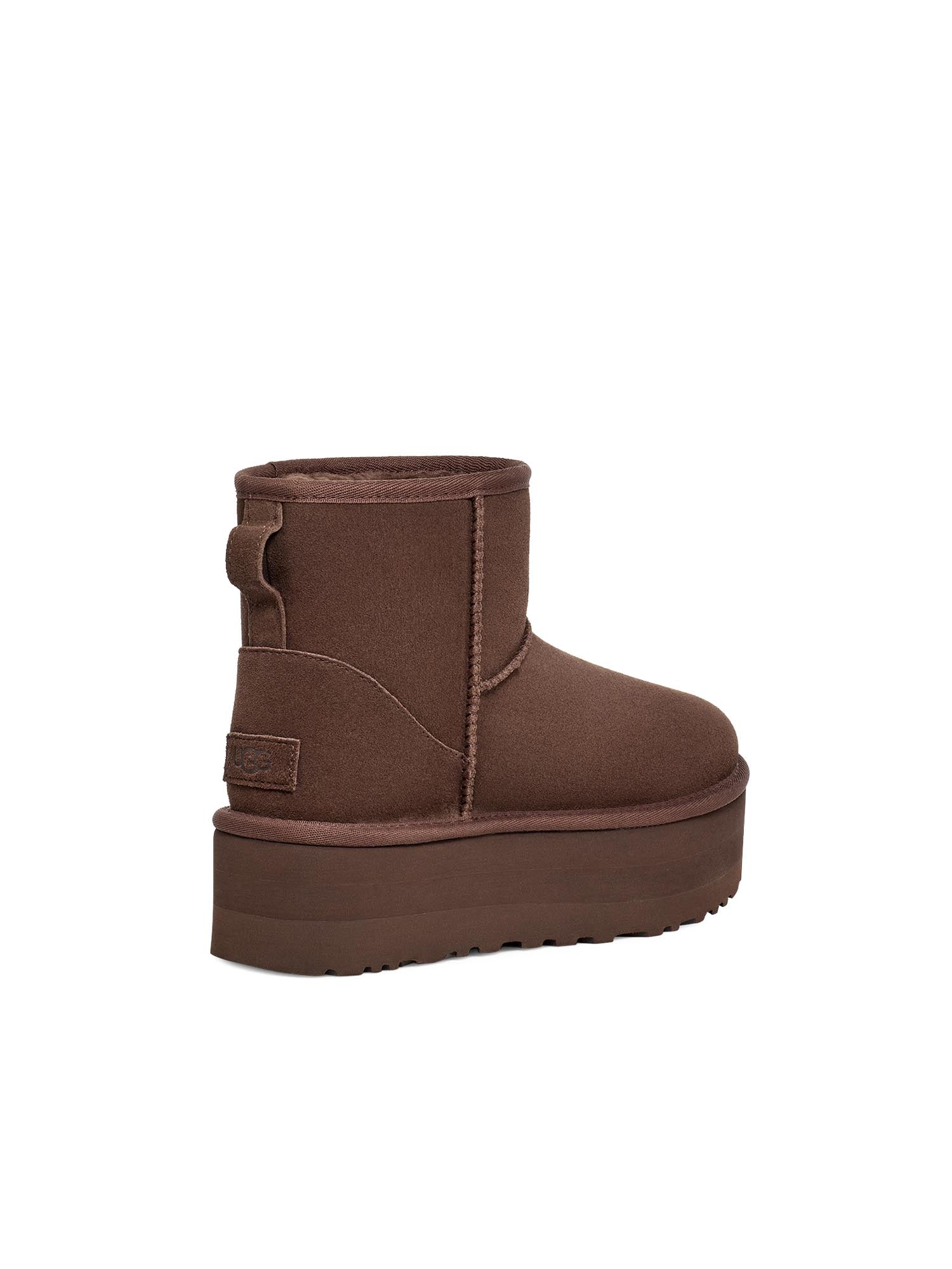 Ugg Stivali Con Plateau Classic Mini Donna Marrone