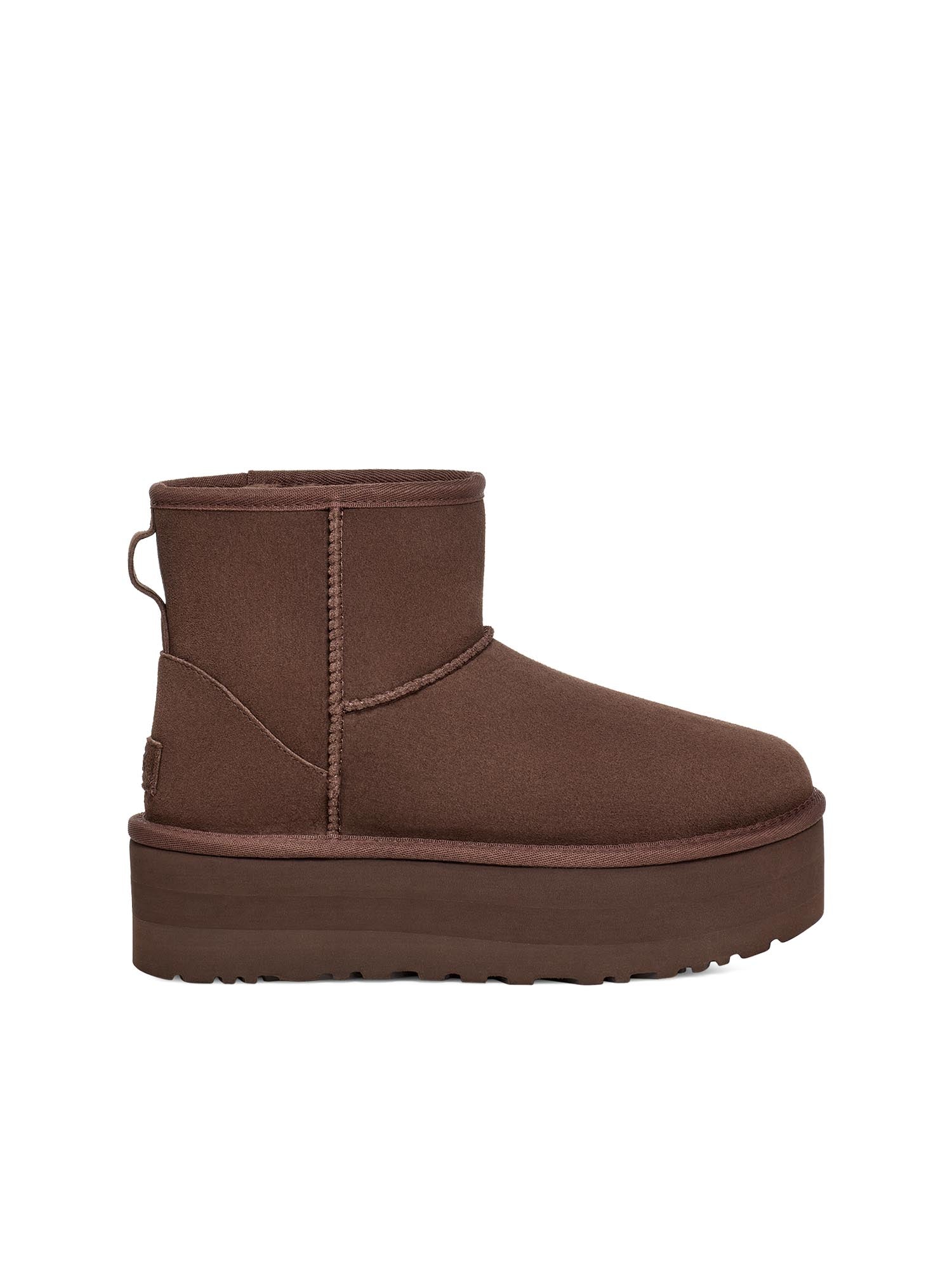 Ugg Stivali Con Plateau Classic Mini Donna Marrone