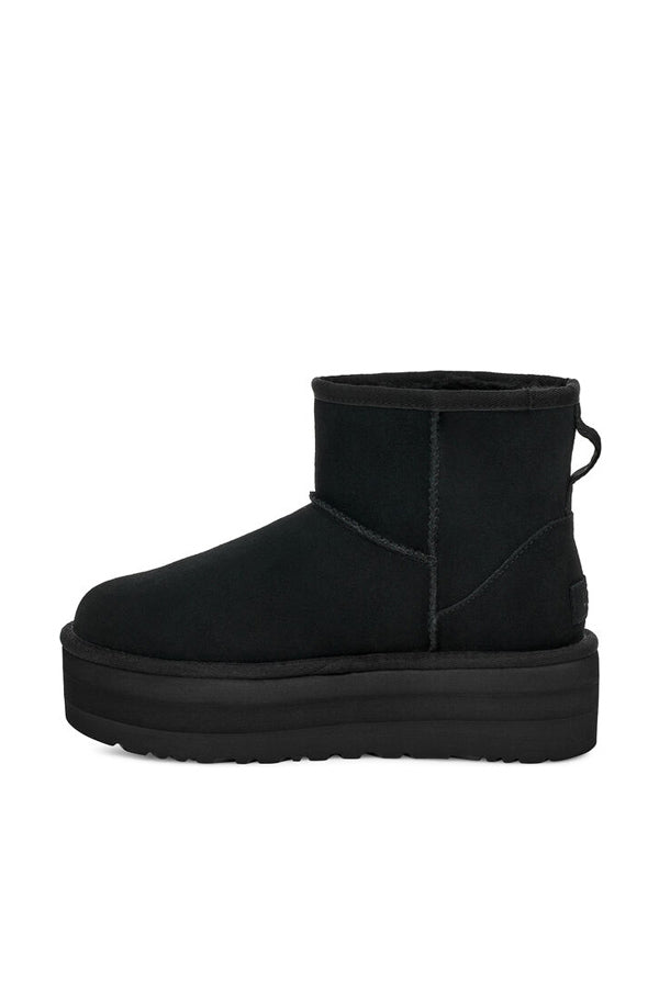 Ugg Stivali Con Plateau Classic Mini Donna Nero