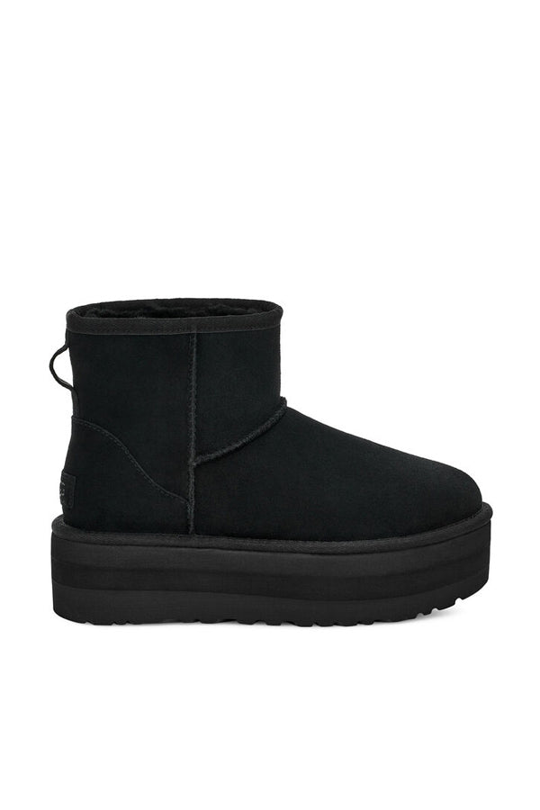 Ugg Stivali Con Plateau Classic Mini Donna Nero