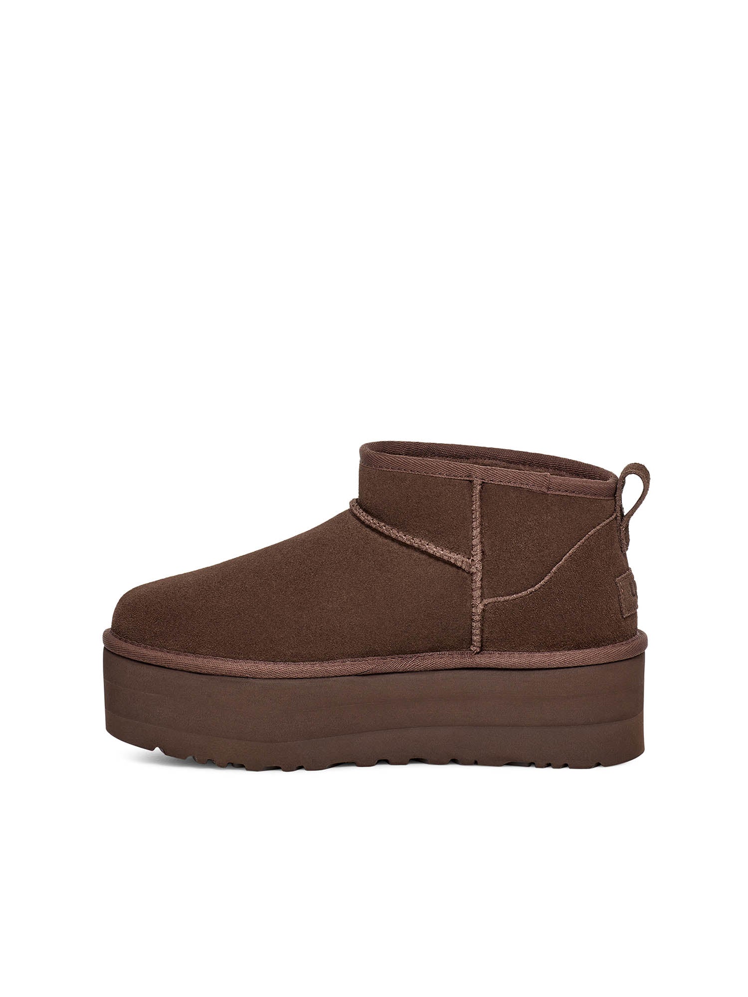 Ugg Stivali Con Plateau Classic Ultra Mini Donna Marrone