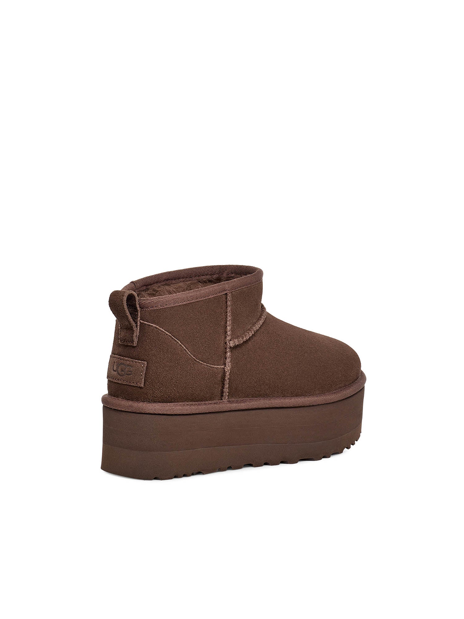 Ugg Stivali Con Plateau Classic Ultra Mini Donna Marrone