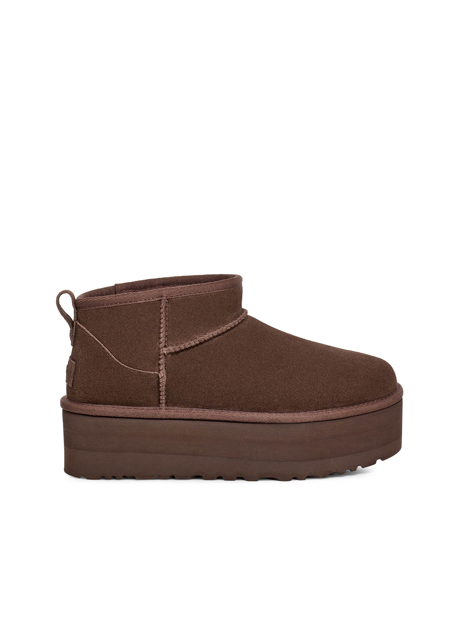 Ugg Stivali Con Plateau Classic Ultra Mini Donna Marrone