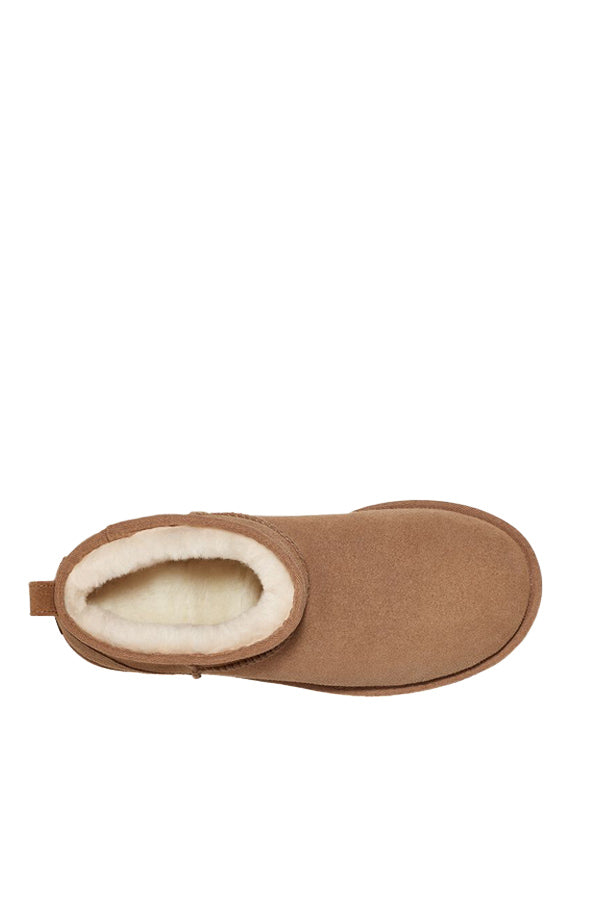 Ugg Stivali Con Plateau Classic Ultra Mini Donna Marrone