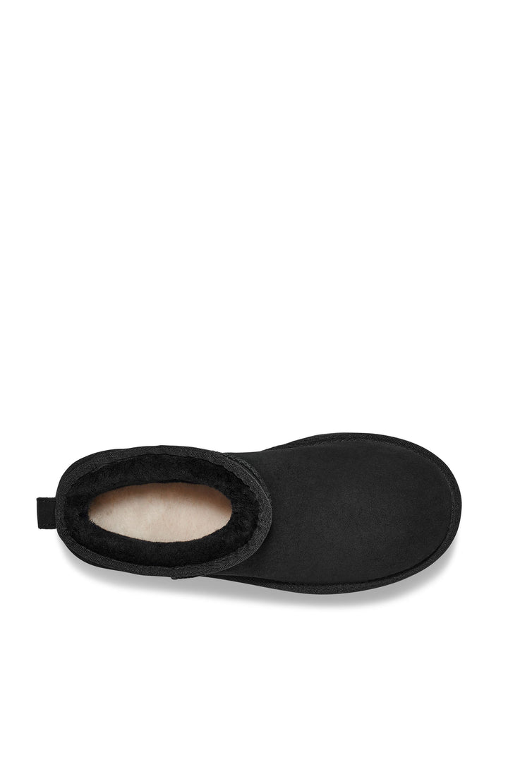 Ugg Stivali Con Plateau Classic Ultra Mini Donna Nero