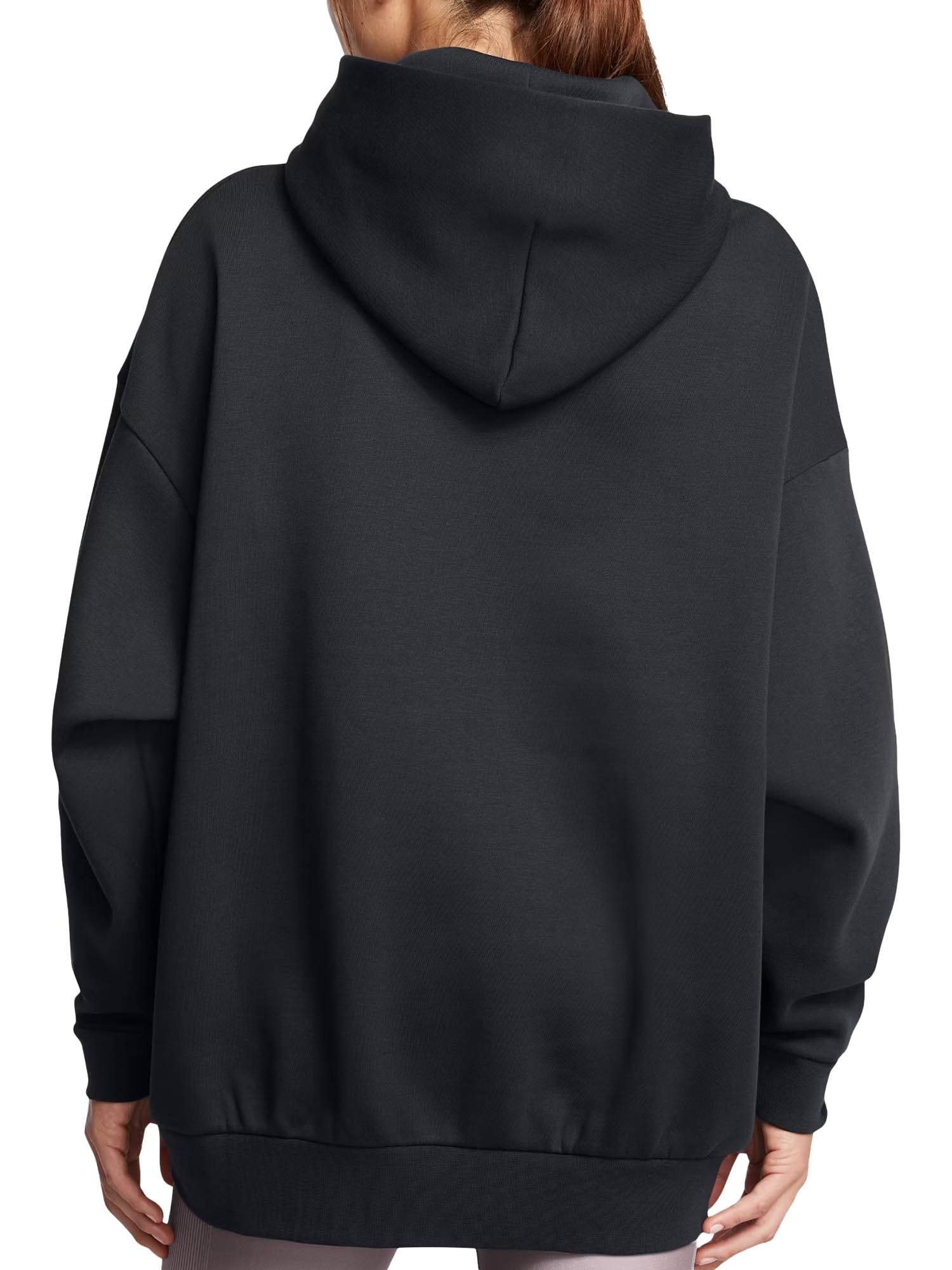 Under Armour Felpa con cappuccio UA Icon Fleece Ultra Oversized Nero