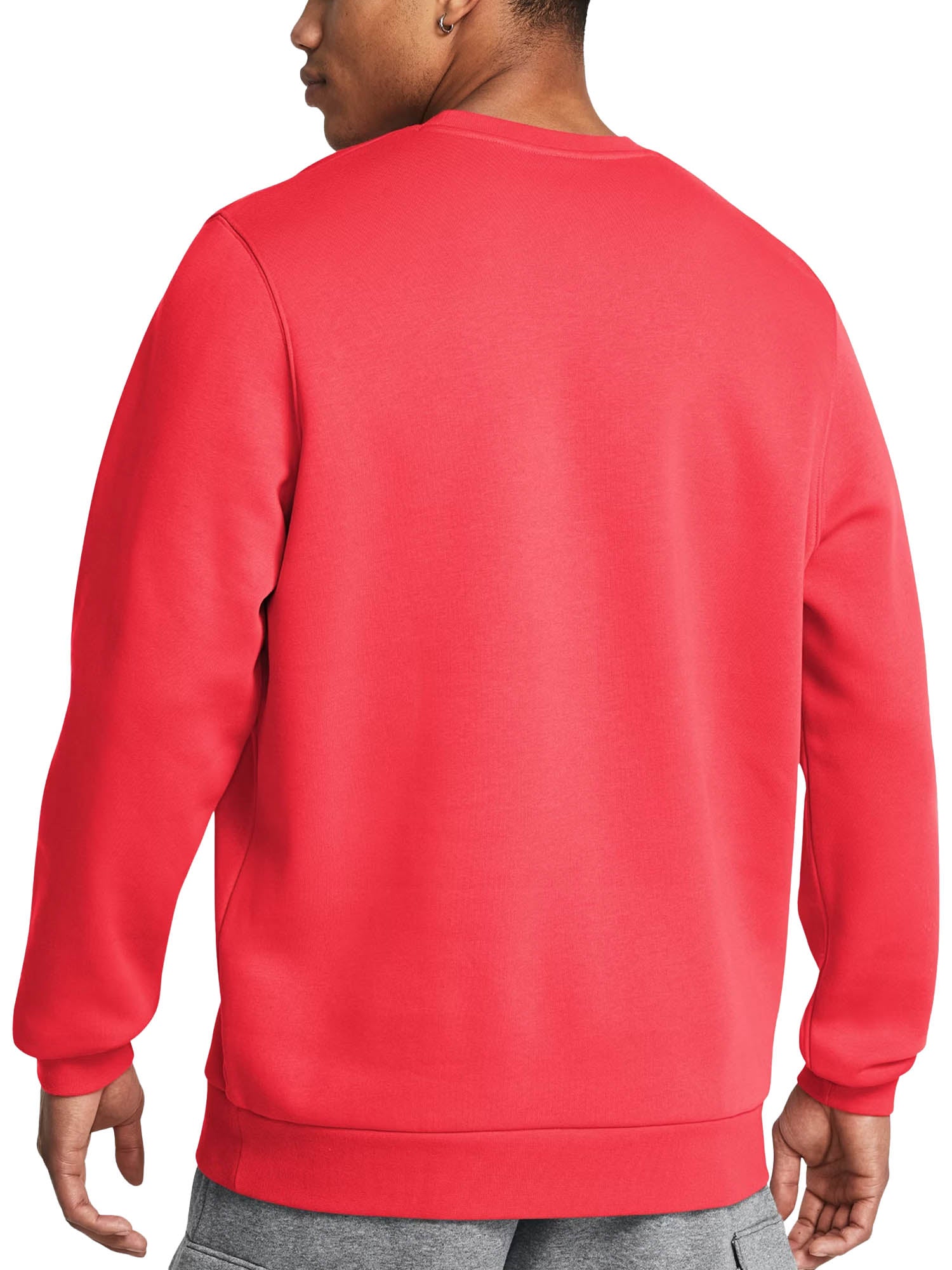 Under Armour Felpa UA Icon Fleece Crew Rosso