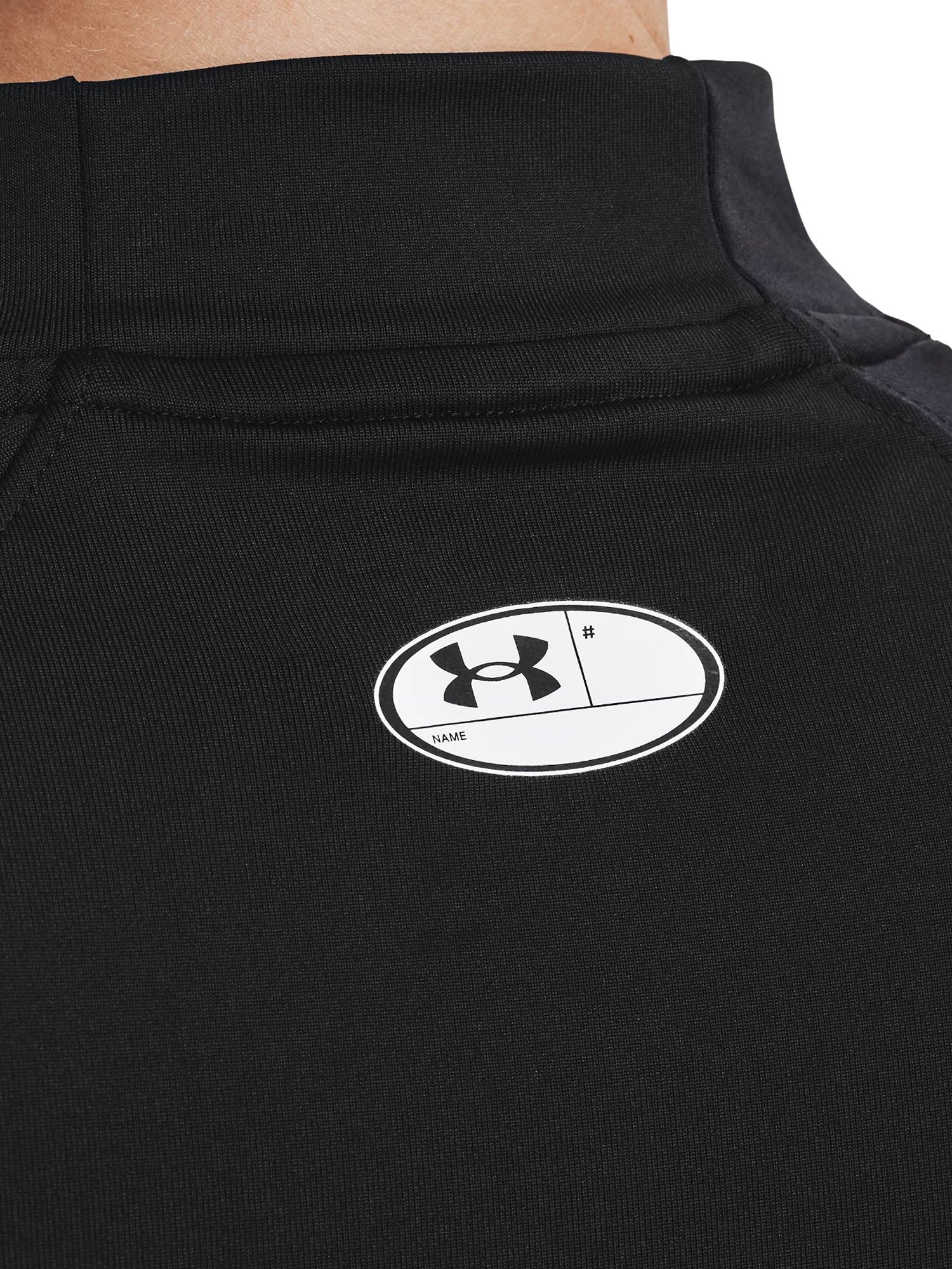 Under Armour Lupetto ColdGear® Authentics Mock Neck Nero