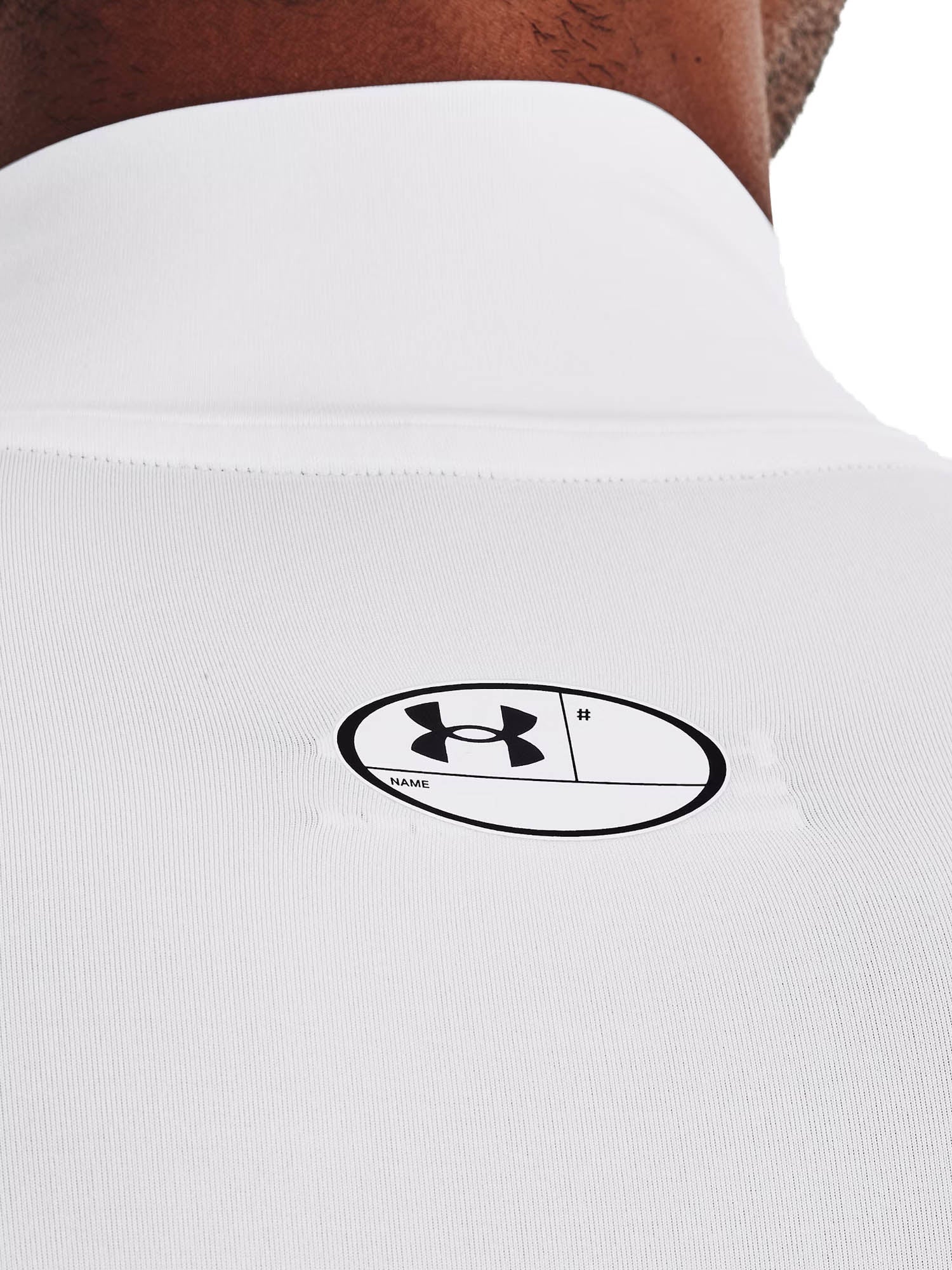 Under Armour Maglia a maniche corte HeatGear® Compression Mock Bianco