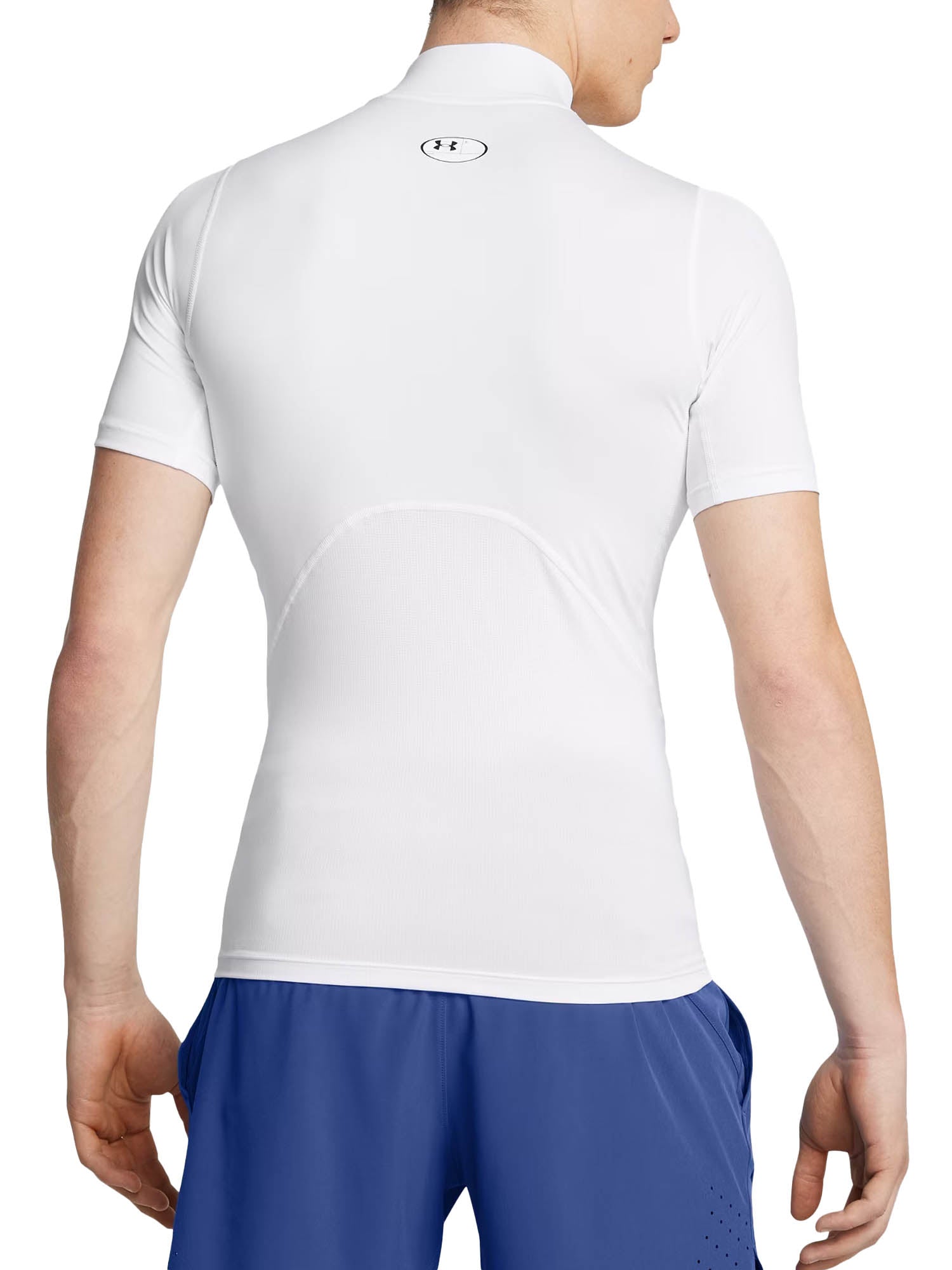 Under Armour Maglia a maniche corte HeatGear® Compression Mock Bianco