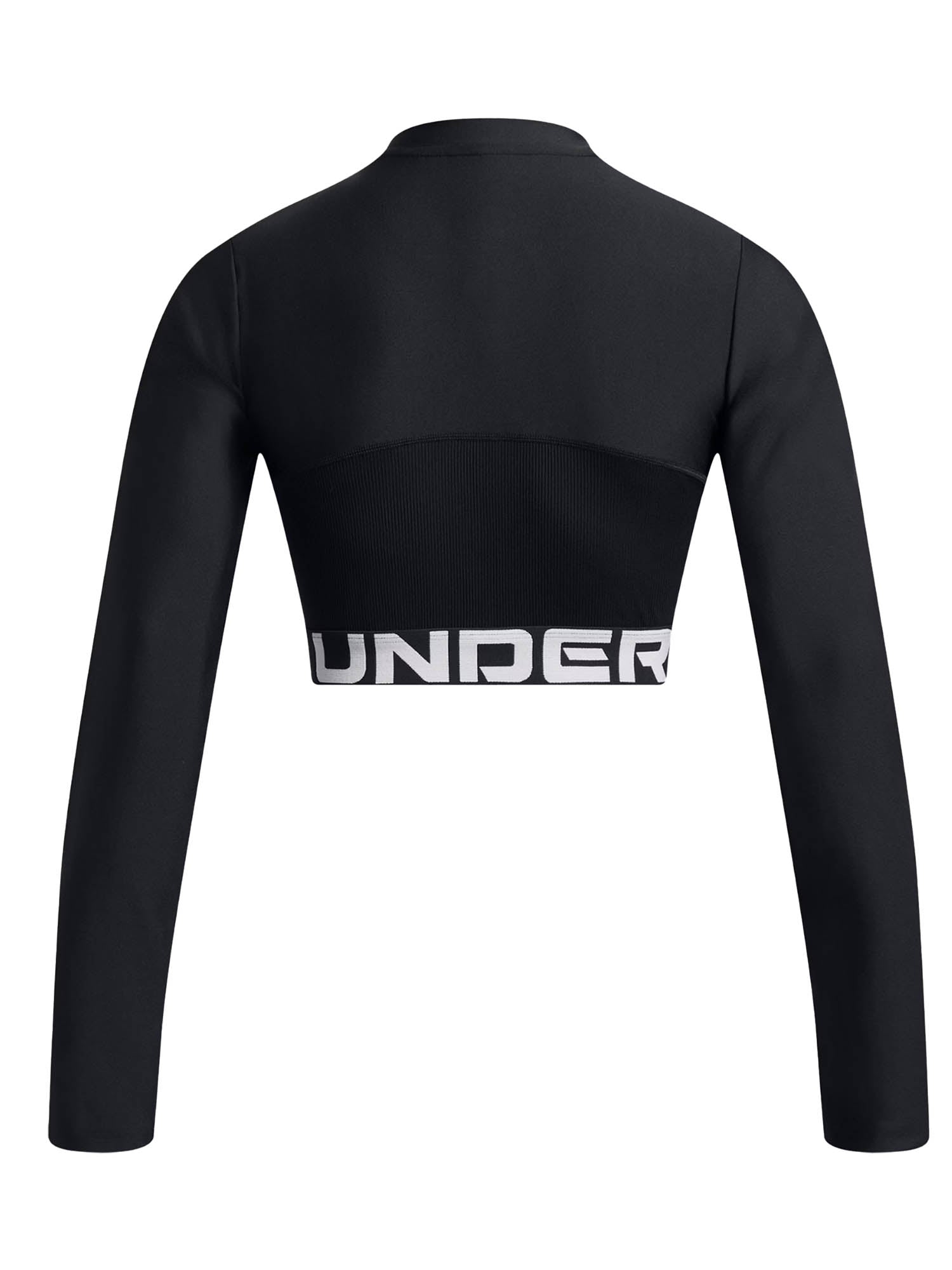 Under Armour Maglia a maniche lunghe HeatGear® Rib ¼ Zip Nero