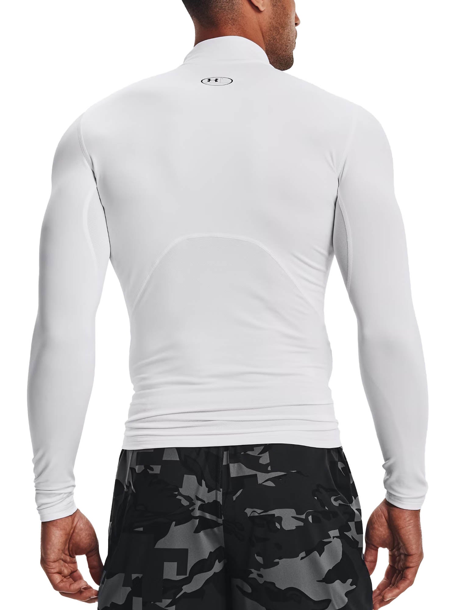 Under Armour Maglia ColdGear® Compression Mock Bianco