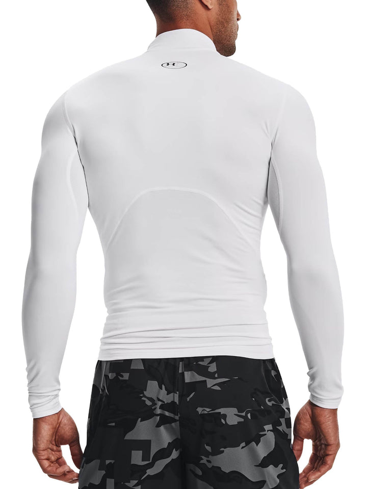 Under Armour Maglia ColdGear® Compression Mock Bianco