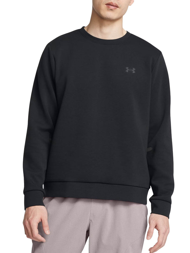 Under Armour Maglia UA Unstoppable Fleece Crew Nero